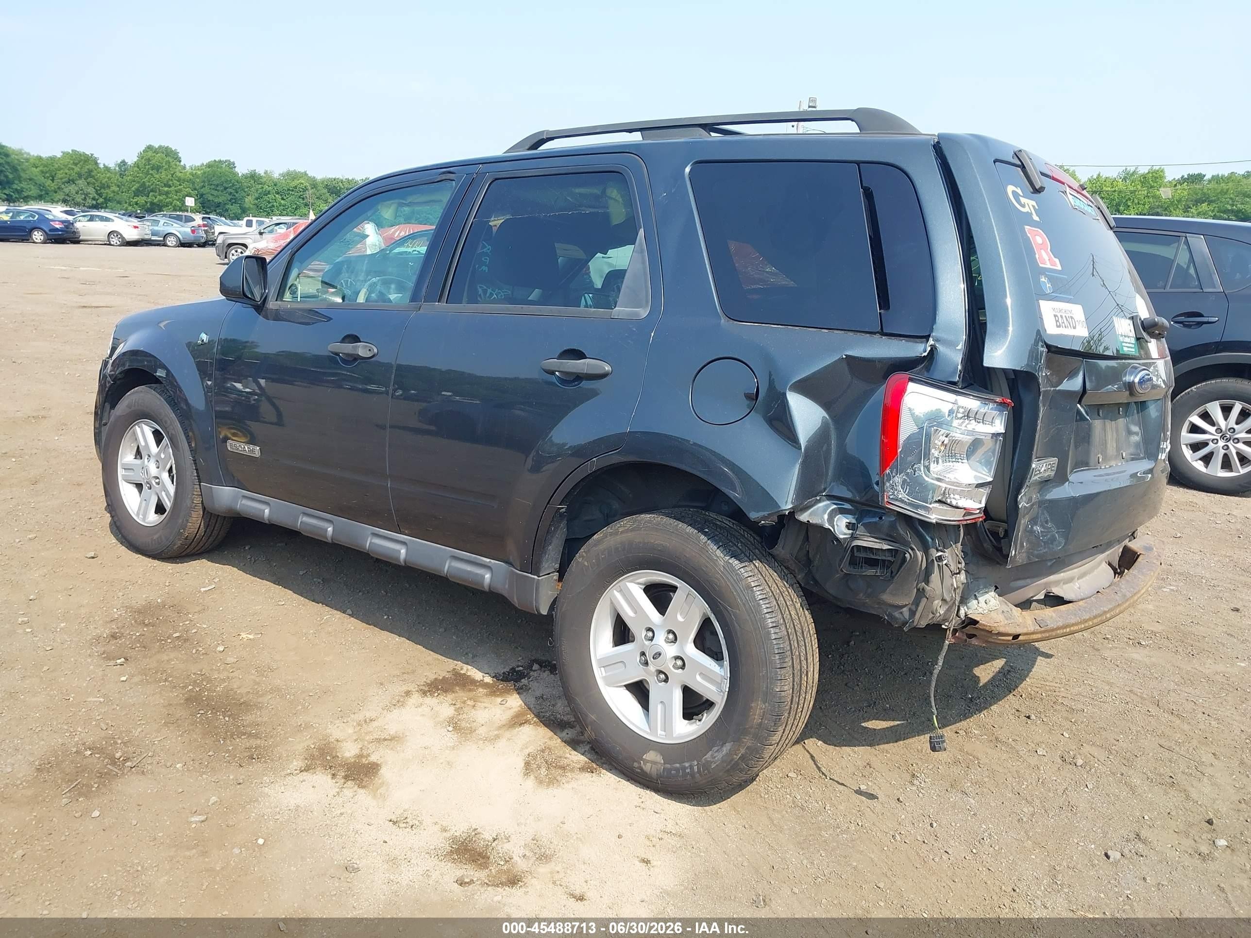 2008 Ford Escape Hybrid   Gray vin: 1FMCU49H78KD48472