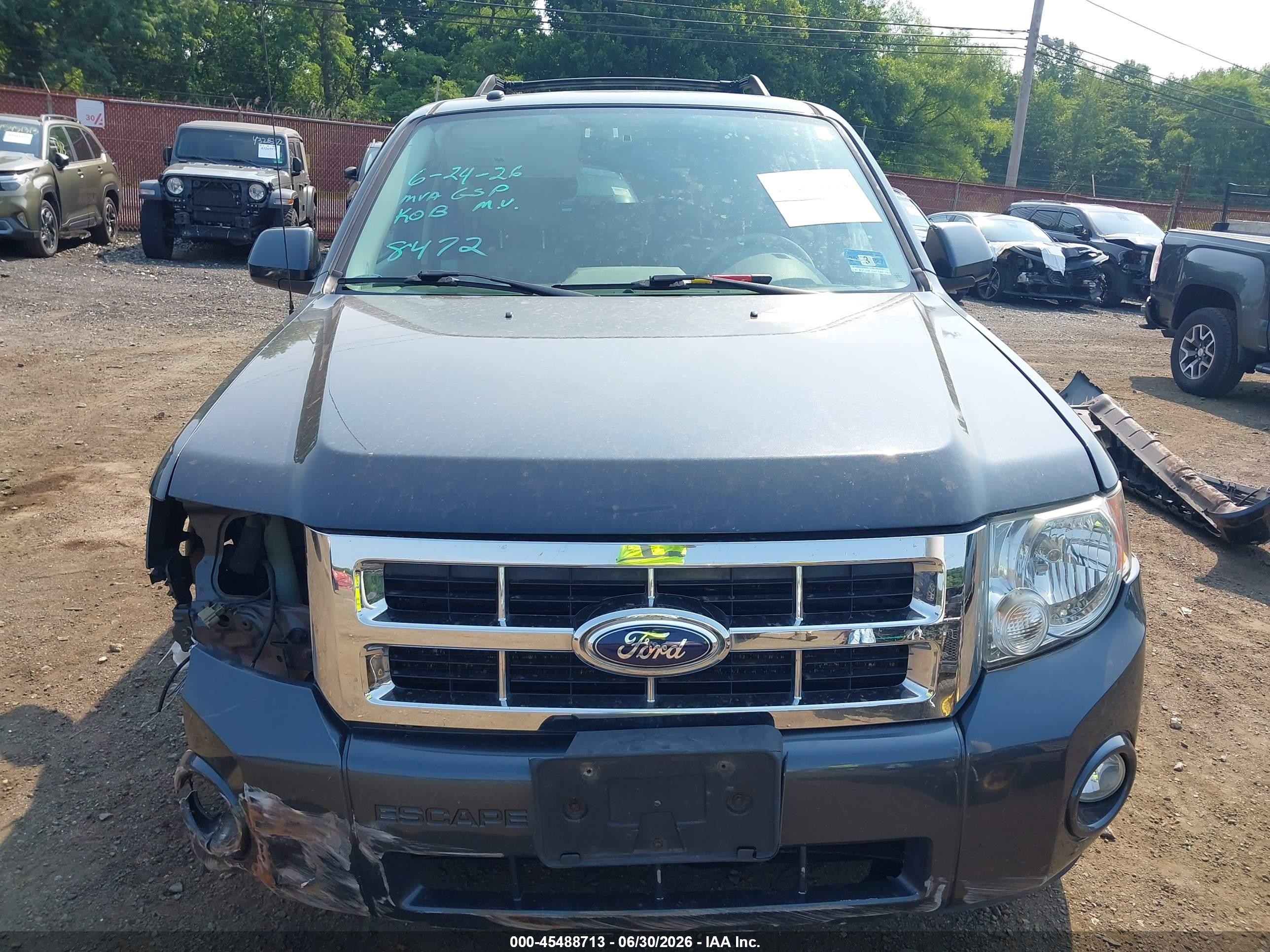 2008 Ford Escape Hybrid   Gray vin: 1FMCU49H78KD48472