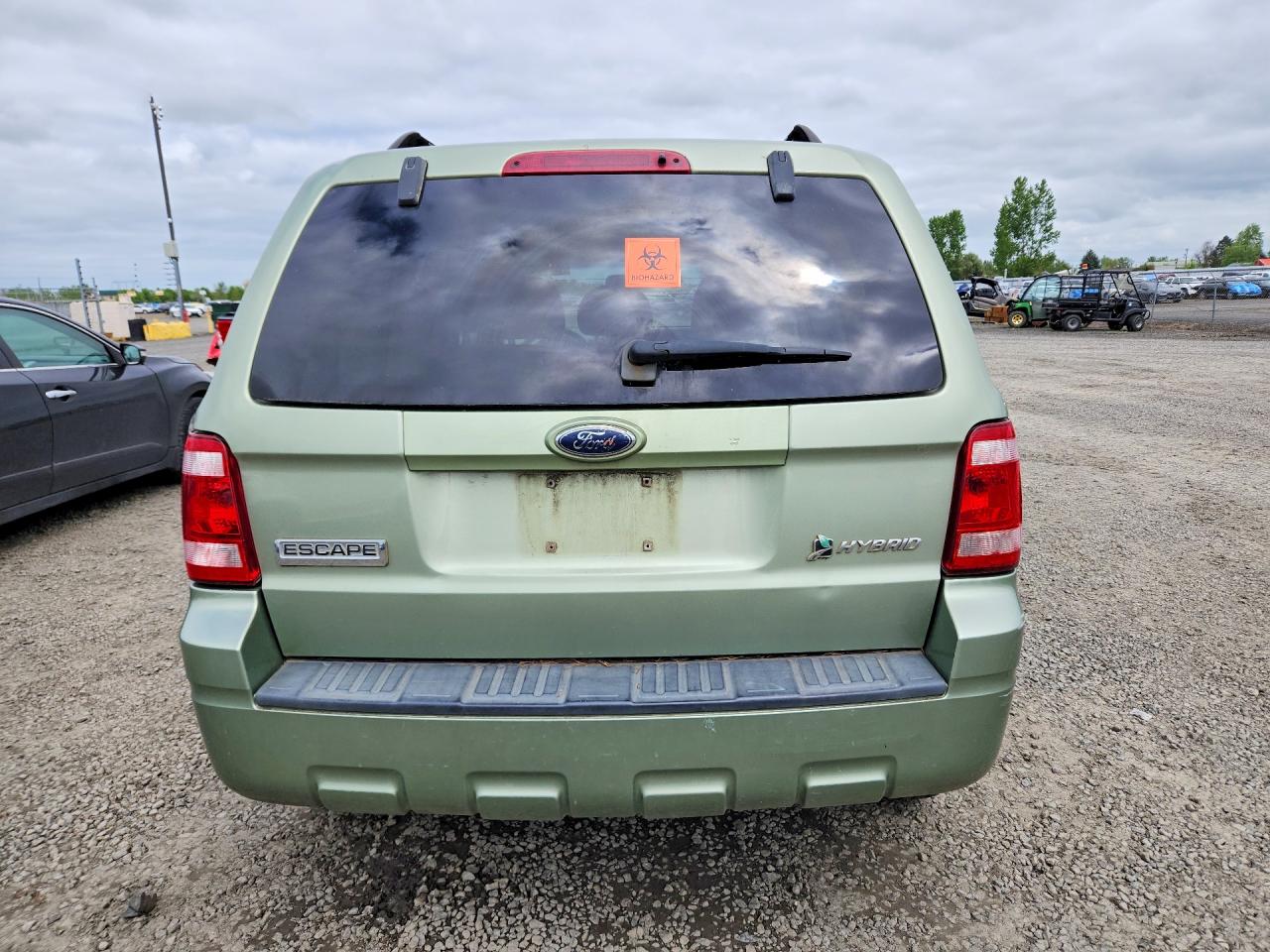2008 Ford Escape Hev Green vin: 1FMCU49H78KE00022