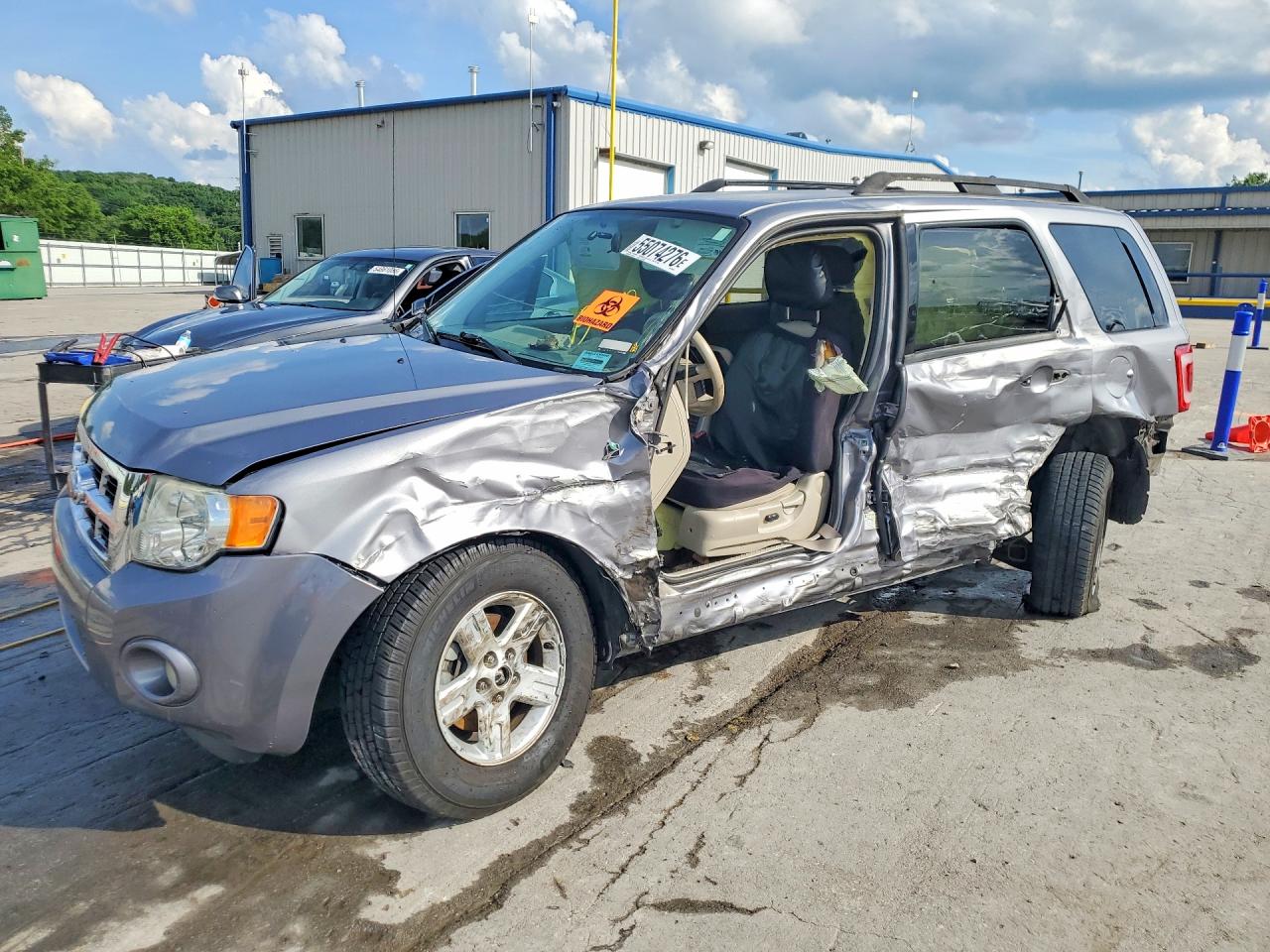 2008 Ford Escape Hev Gray vin: 1FMCU49H98KE09093