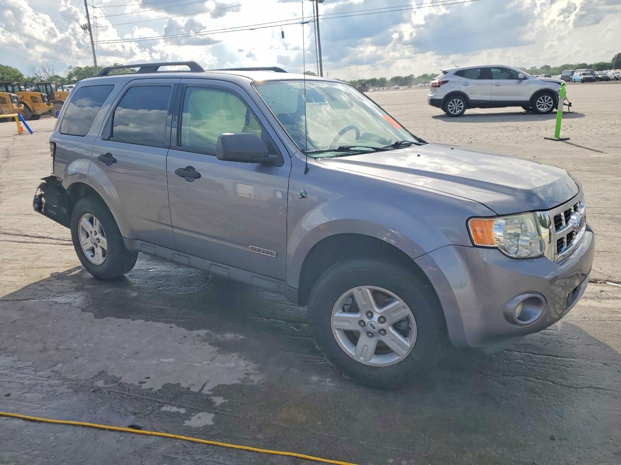 2008 Ford Escape Hev Gray vin: 1FMCU49H98KE09093