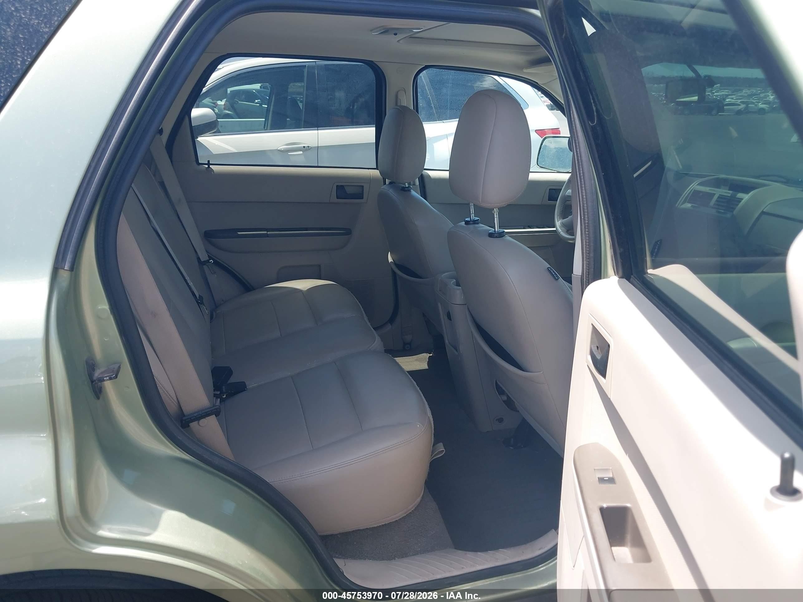 2008 Ford Escape Hybrid   Green vin: 1FMCU49HX8KC81348