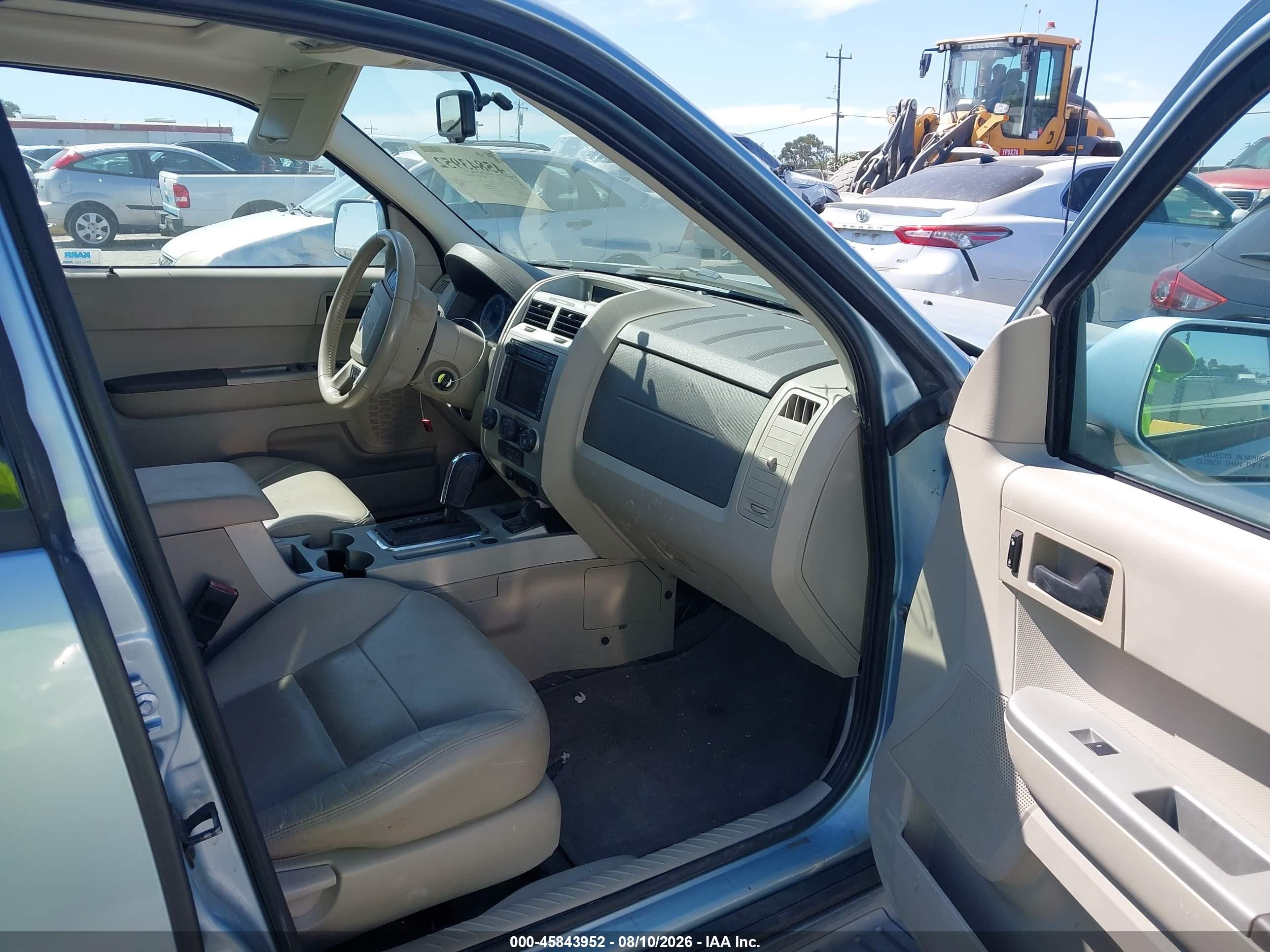 2008 Ford Escape Hybrid   Light Blue vin: 1FMCU49HX8KD32444