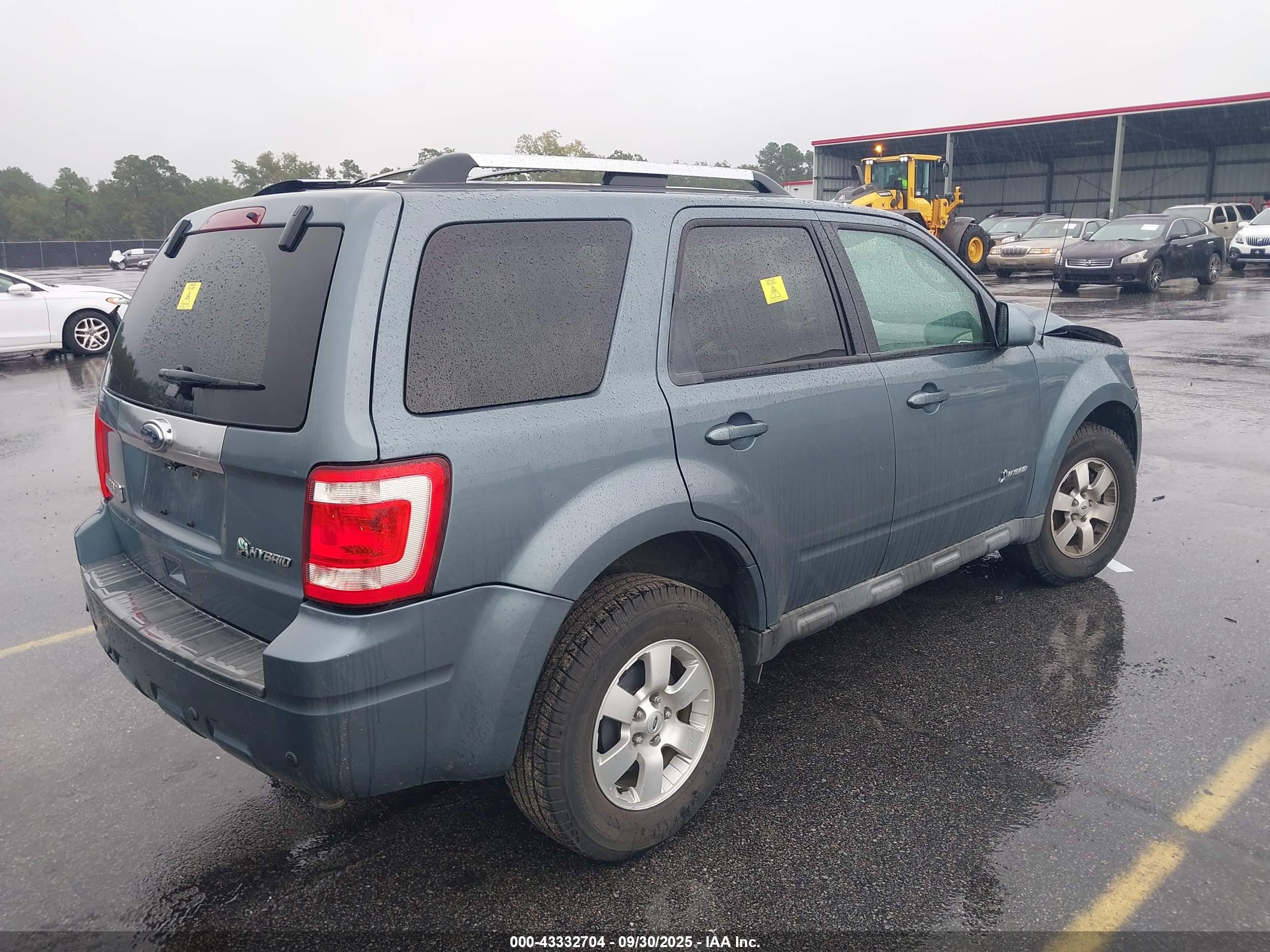 2010 Ford Escape Hybrid Limited Blue vin: 1FMCU4K31AKC62921