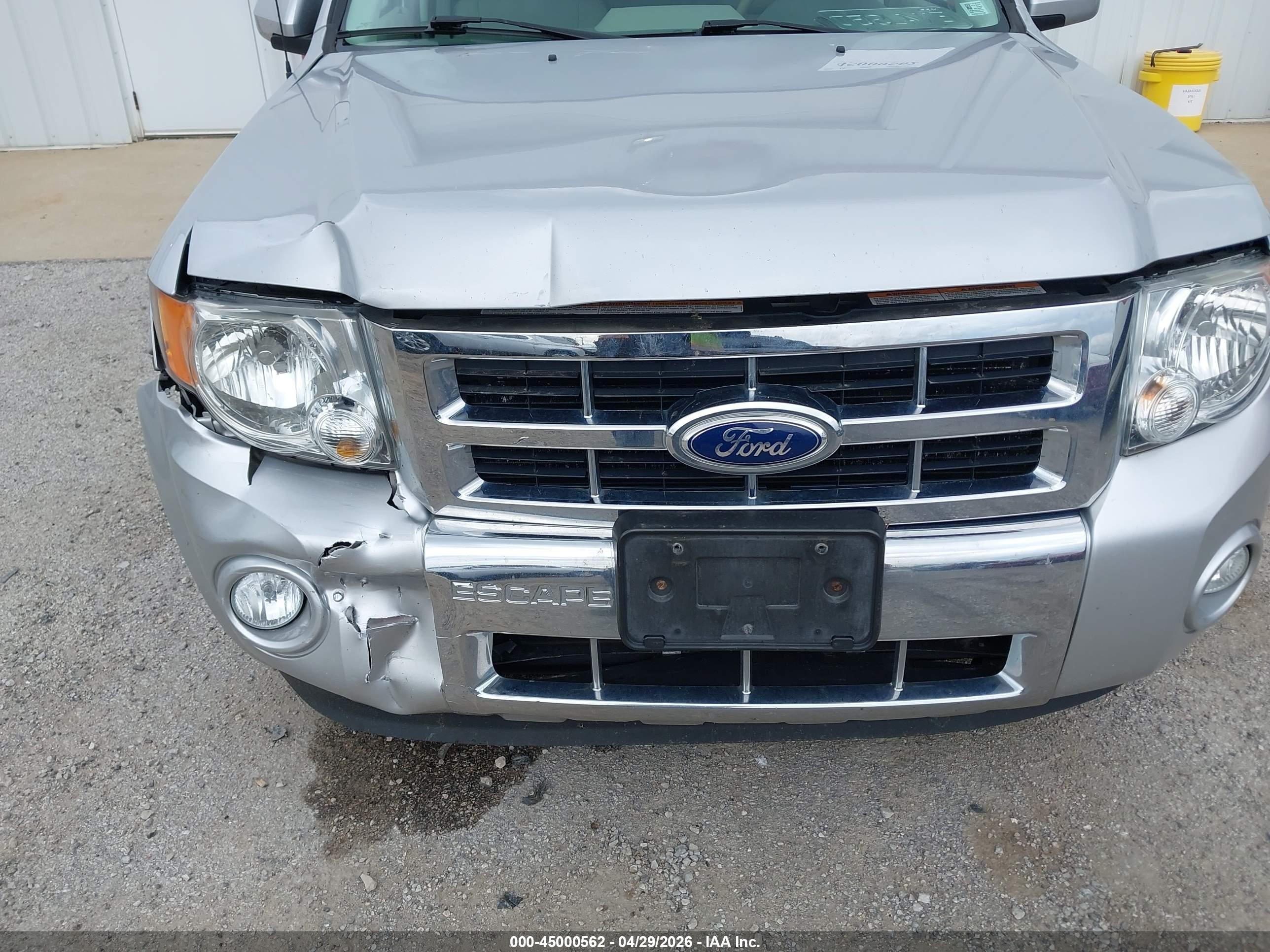 2012 Ford Escape Hybrid Limited Серебряный vin: 1FMCU4K31CKB11774
