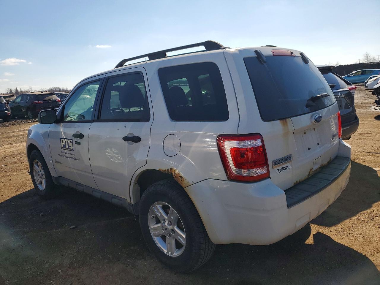 2011 Ford Escape Hybrid White vin: 1FMCU4K32BKC02812
