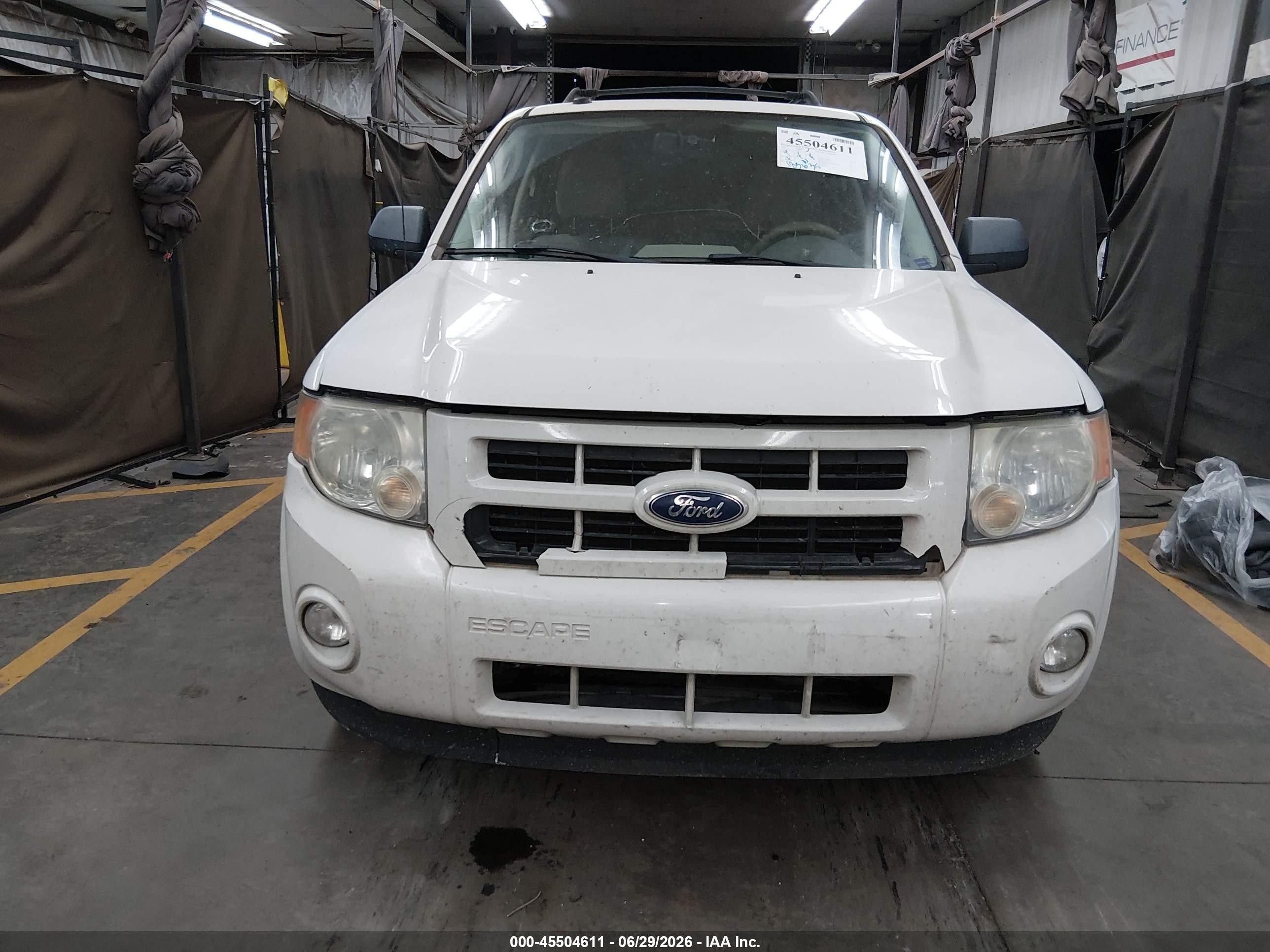 2010 Ford Escape Hybrid   White vin: 1FMCU4K33AKC15034