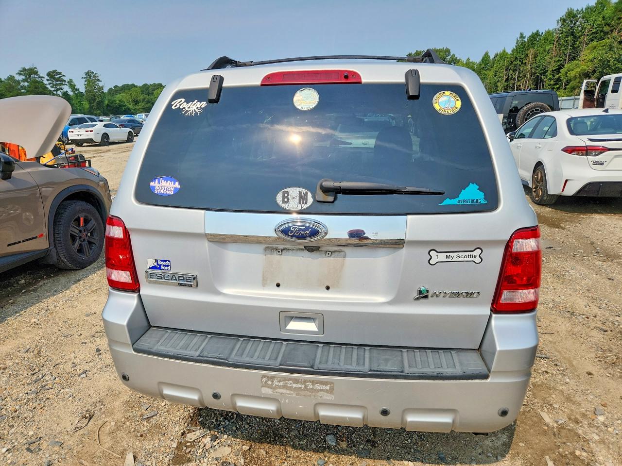 2010 Ford Escape Hybrid Silver vin: 1FMCU4K34AKA64396