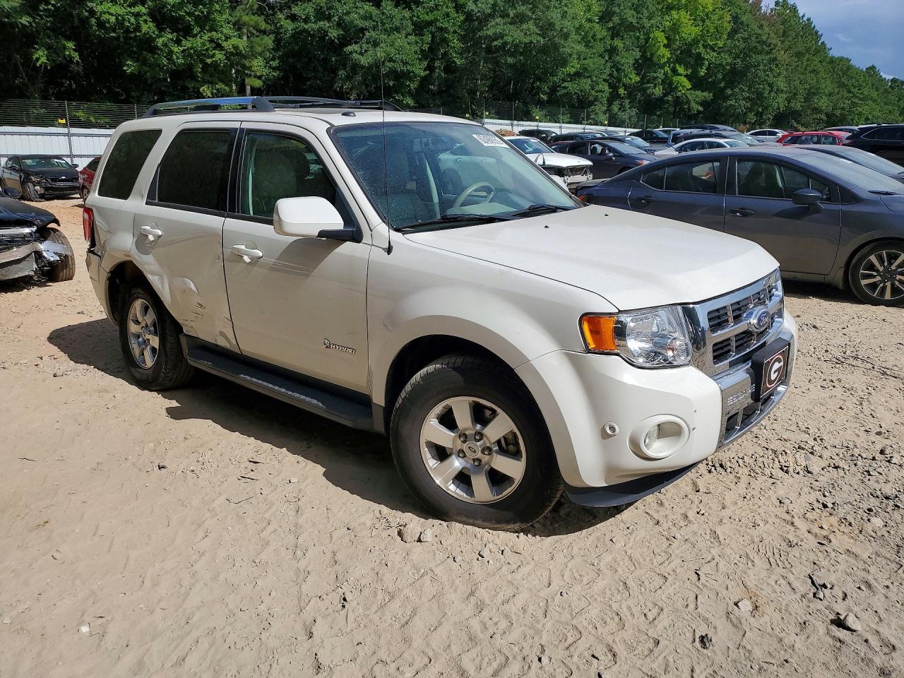 2010 Ford Escape Hybrid White vin: 1FMCU4K35AKB30857