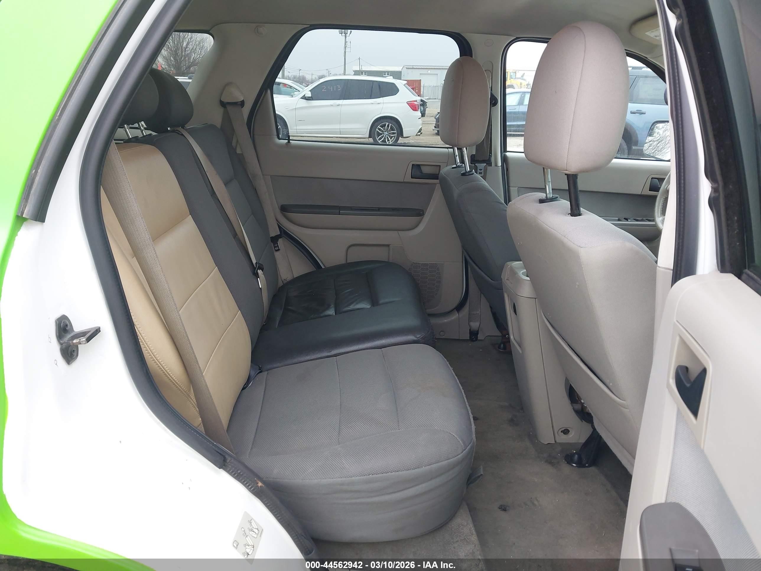 2011 Ford Escape Hybrid Green vin: 1FMCU4K35BKA94184