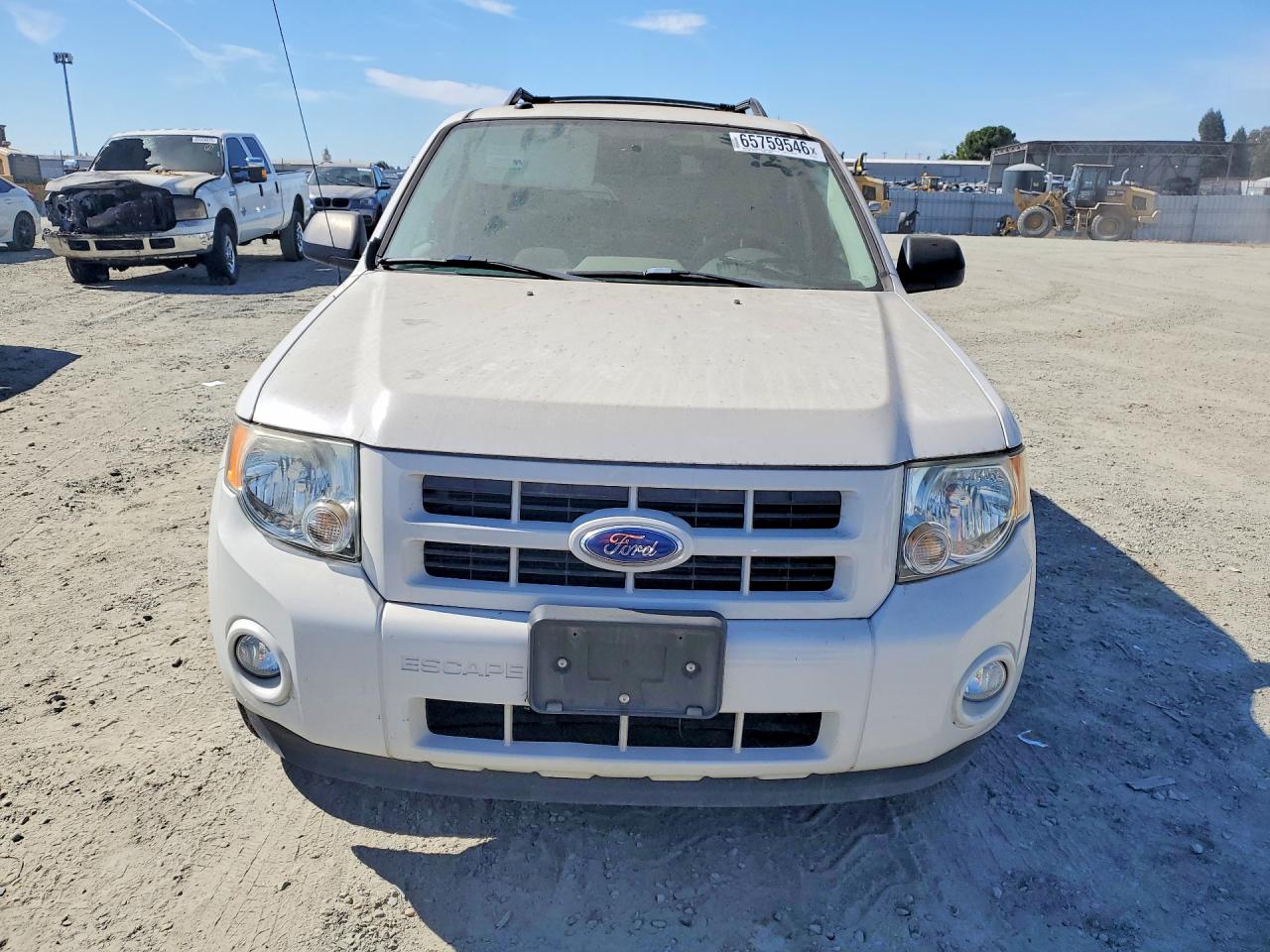 2011 Ford Escape Hybrid White vin: 1FMCU4K35BKC52216