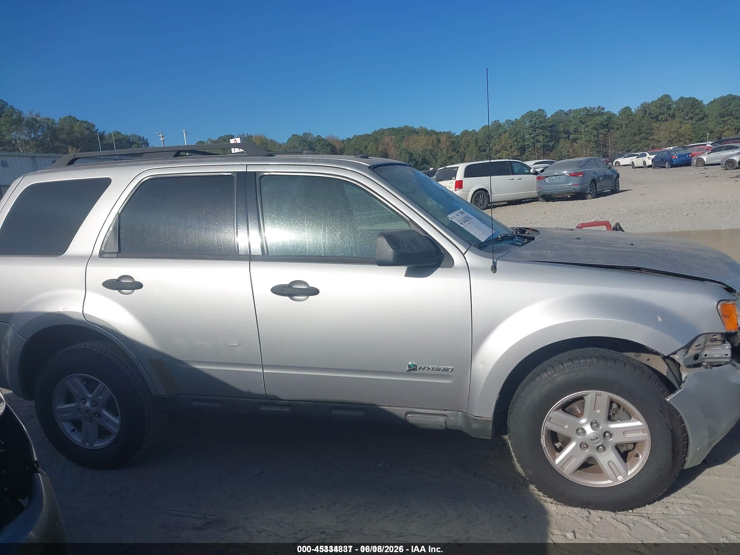 2010 Ford Escape Hybrid Limited Silver vin: 1FMCU4K36AKB55296