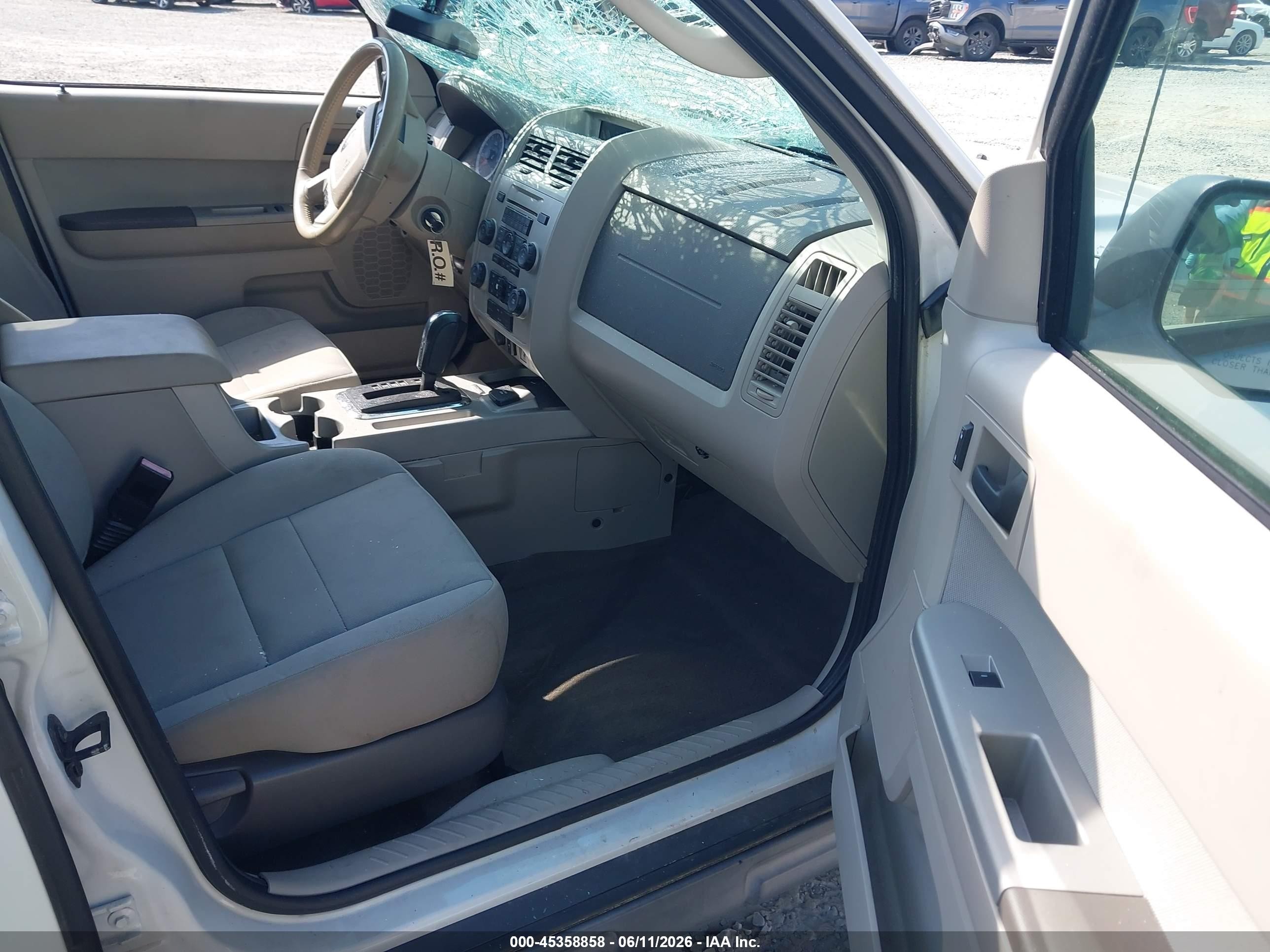 2010 Ford Escape Hybrid Limited White vin: 1FMCU4K36AKC97180