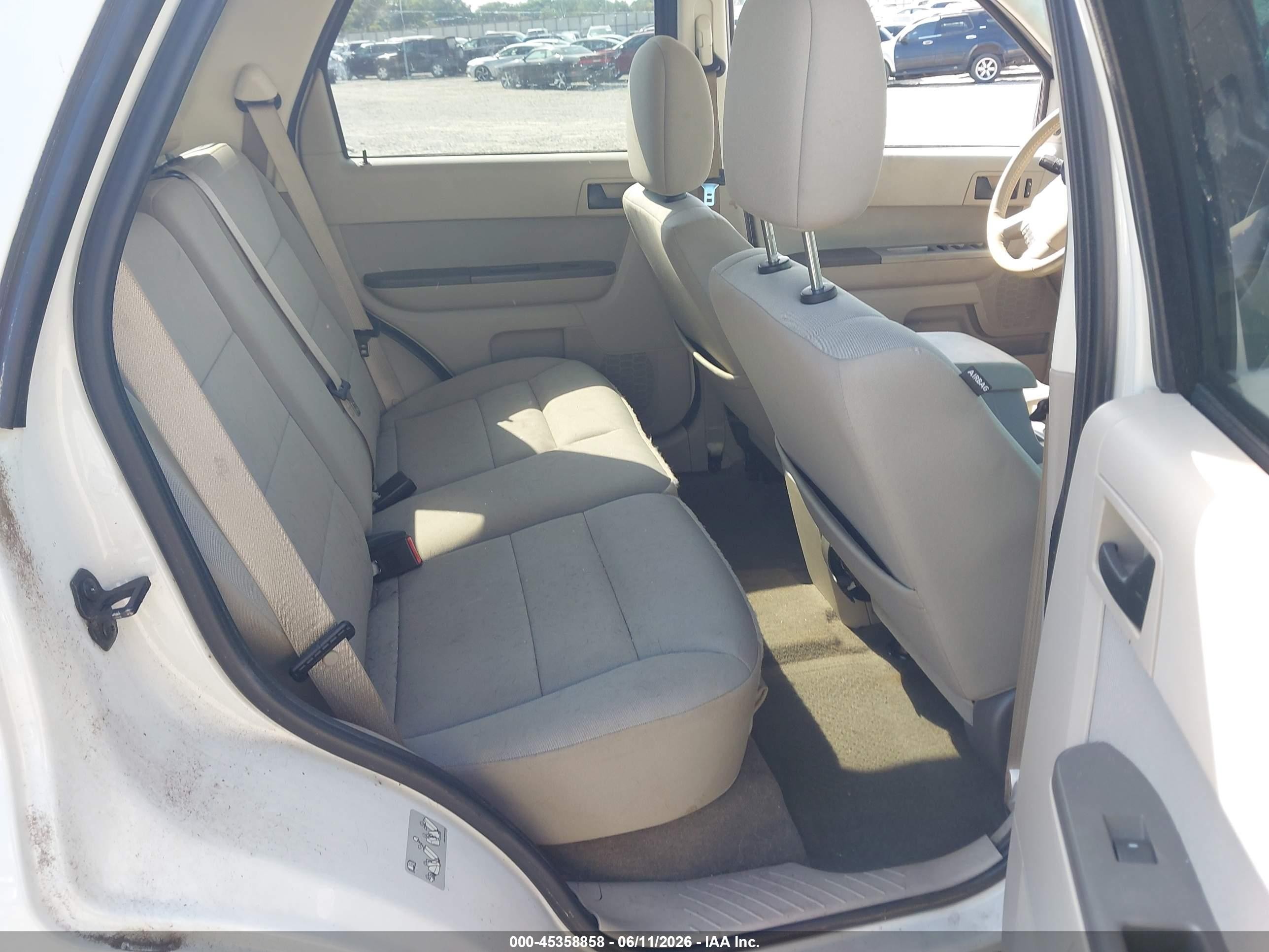 2010 Ford Escape Hybrid Limited White vin: 1FMCU4K36AKC97180