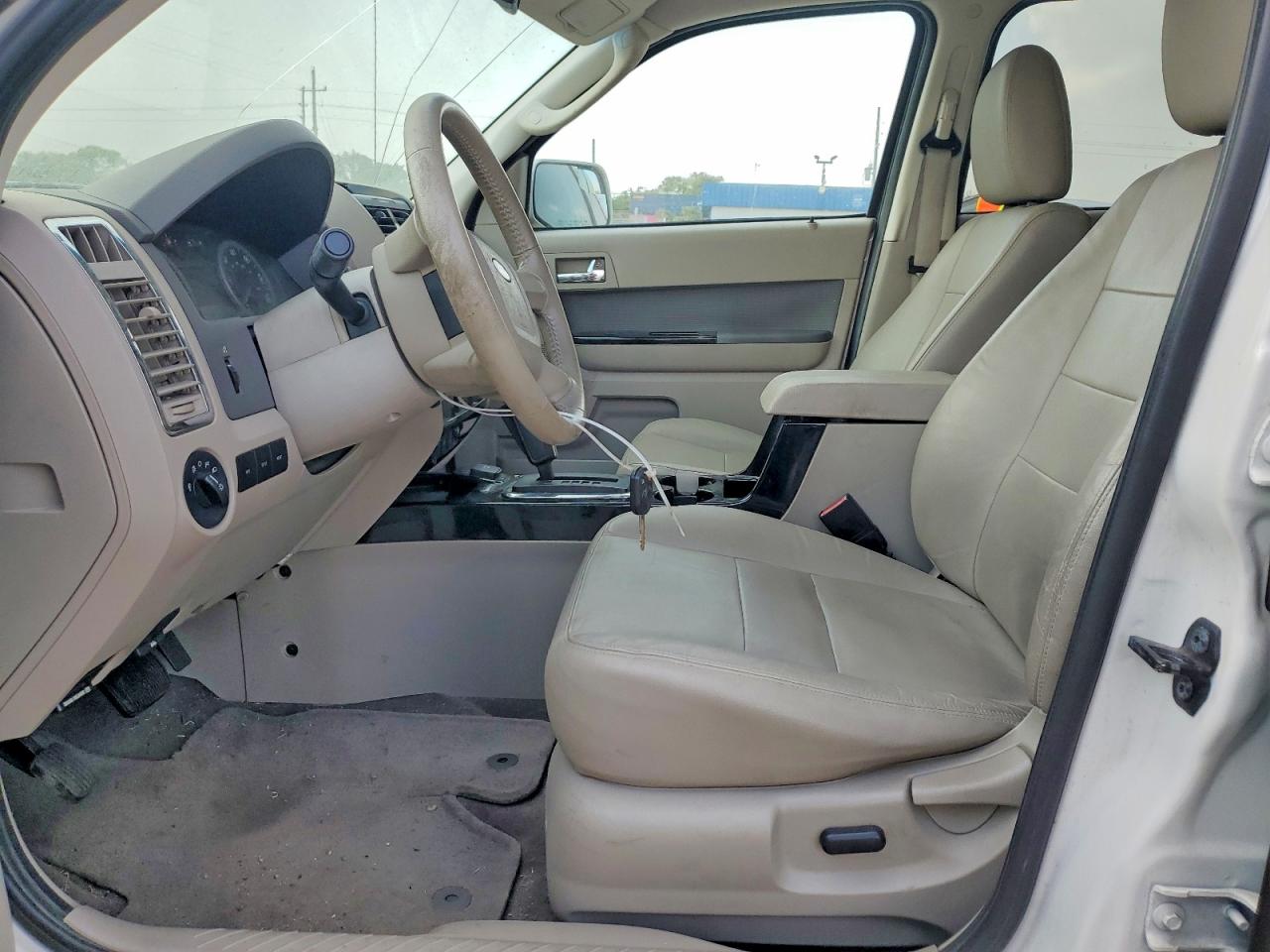 2011 Ford Escape Hybrid White vin: 1FMCU4K36BKA98082