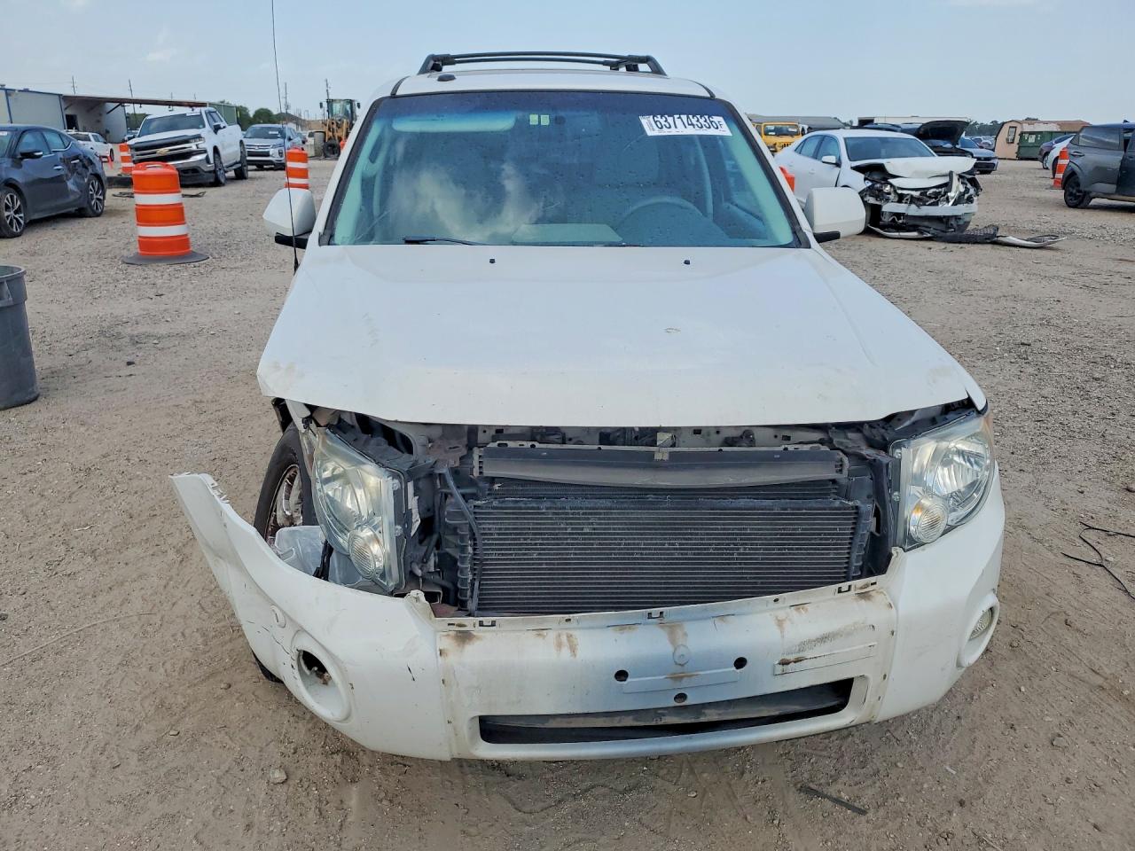 2011 Ford Escape Hybrid White vin: 1FMCU4K36BKA98082