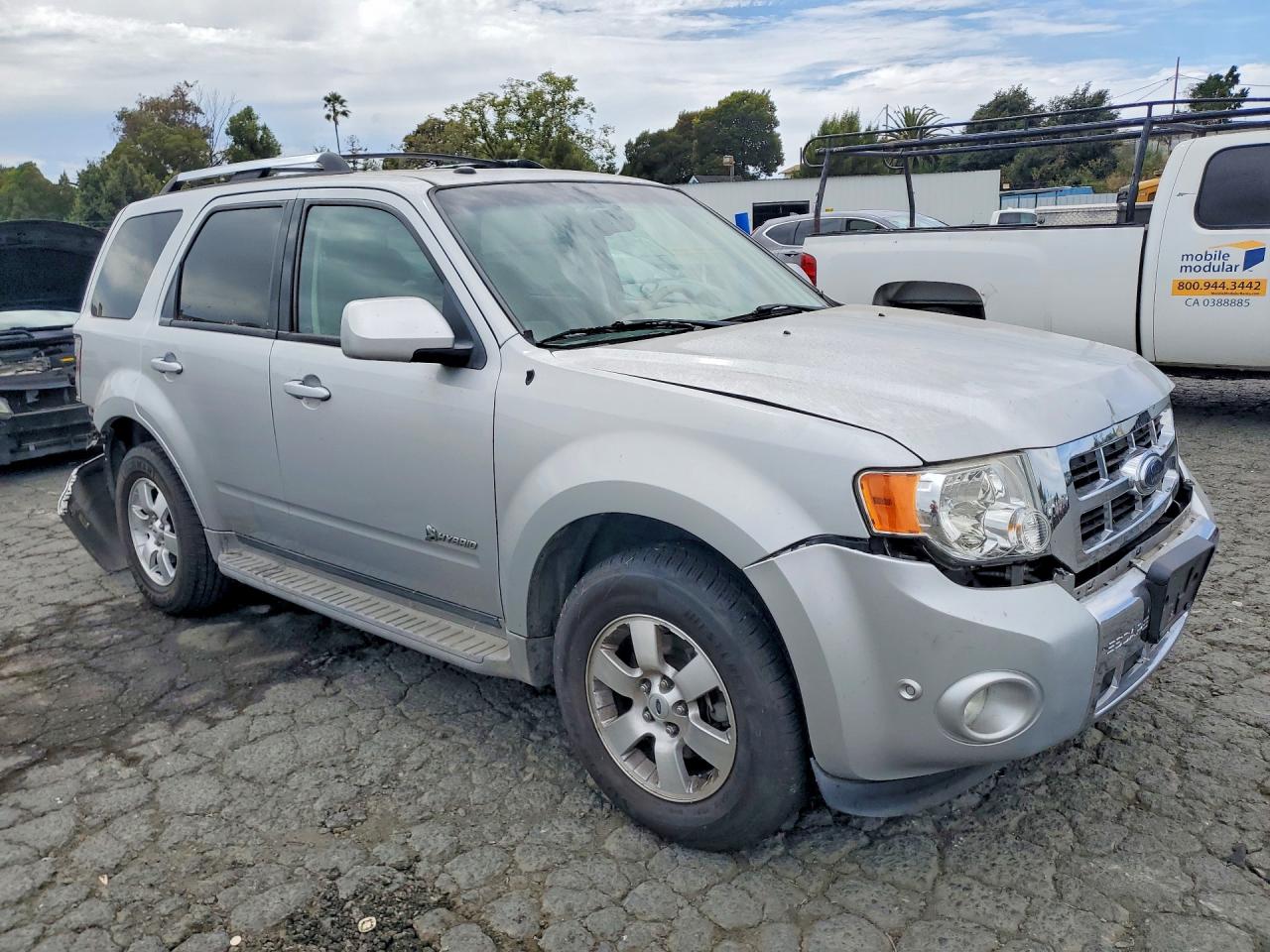 2010 Ford Escape Hybrid Silver vin: 1FMCU4K37AKB53668