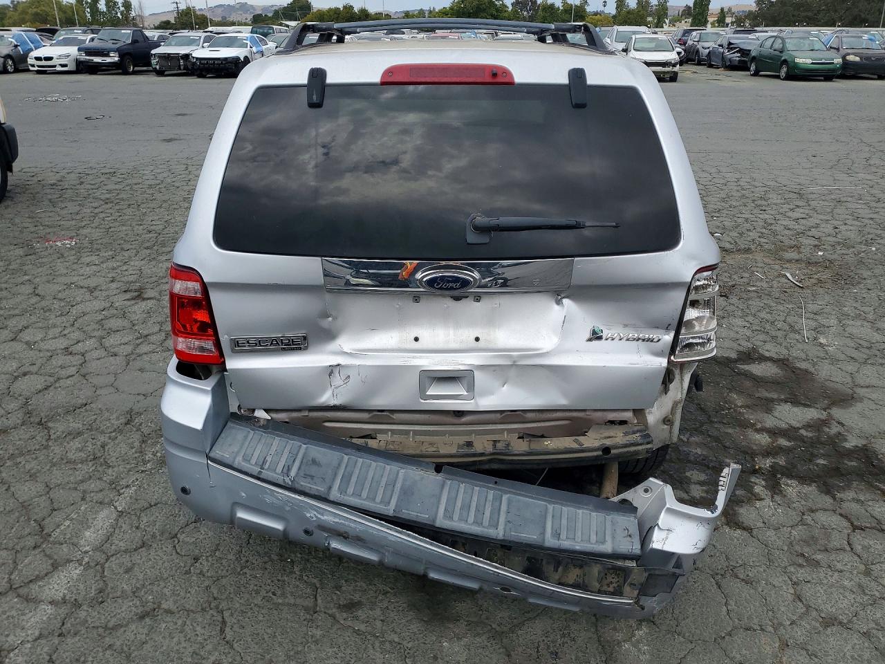 2010 Ford Escape Hybrid Silver vin: 1FMCU4K37AKB53668