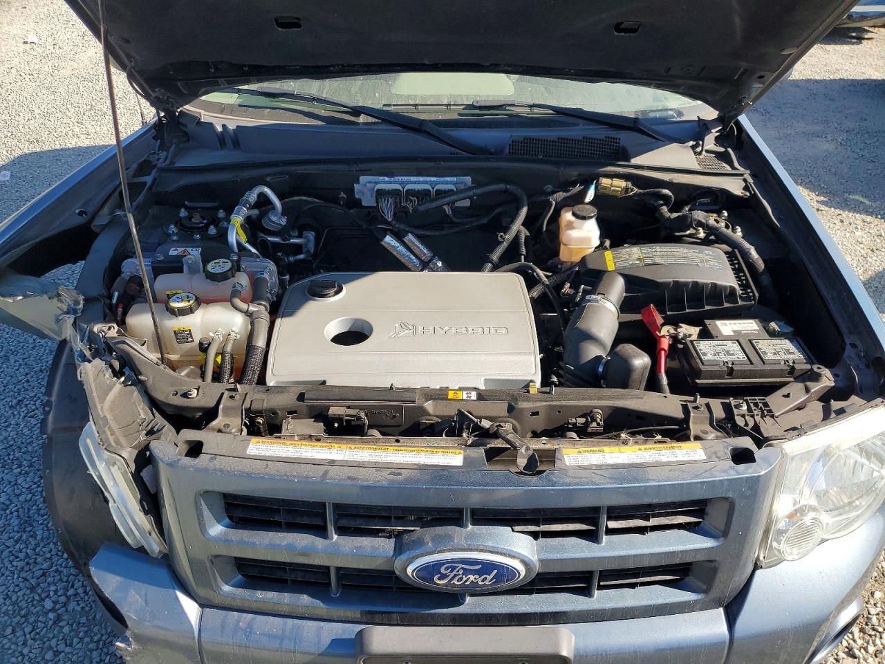 2011 Ford Escape Hybrid Gray vin: 1FMCU4K37BKB98353