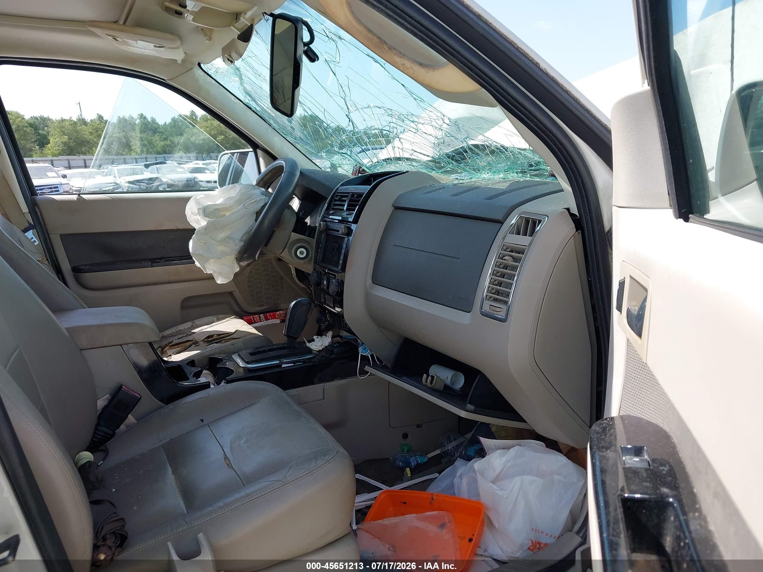 2010 Ford Escape Hybrid Limited Белый vin: 1FMCU4K38AKA13645