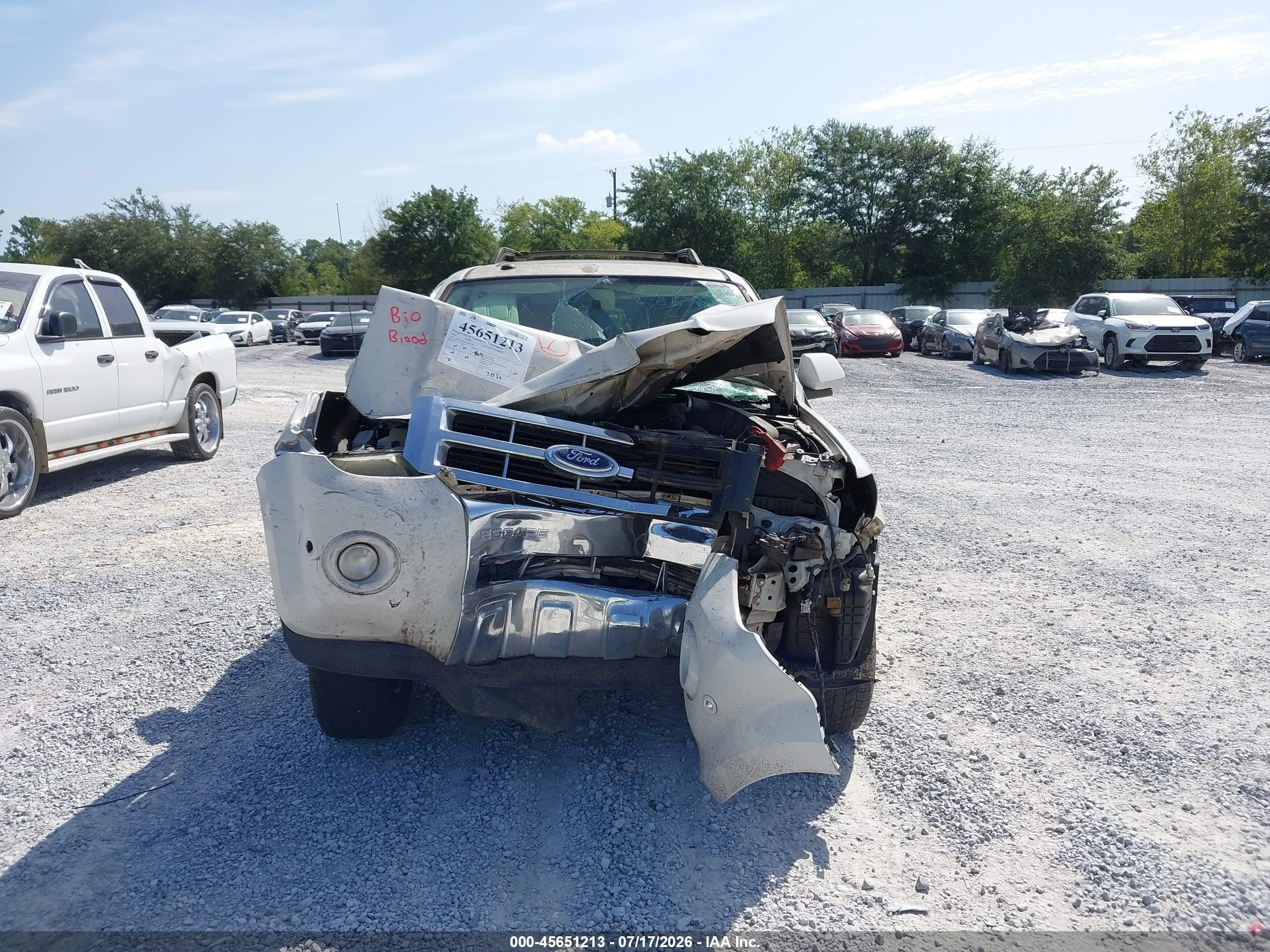 2010 Ford Escape Hybrid Limited Белый vin: 1FMCU4K38AKA13645