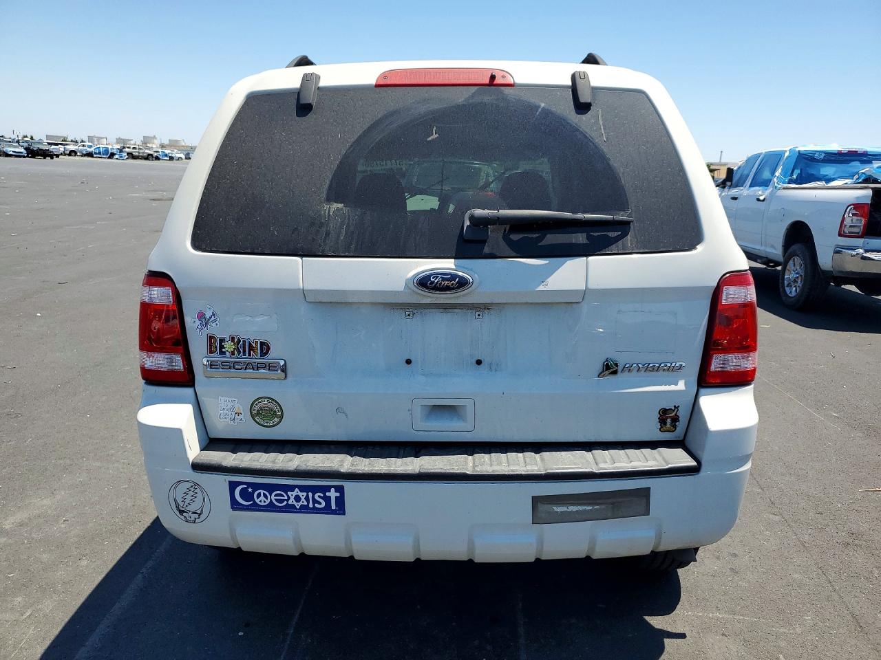 2010 Ford Escape Hybrid White vin: 1FMCU4K38AKB02308