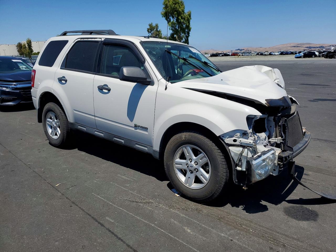 2010 Ford Escape Hybrid White vin: 1FMCU4K38AKB02308