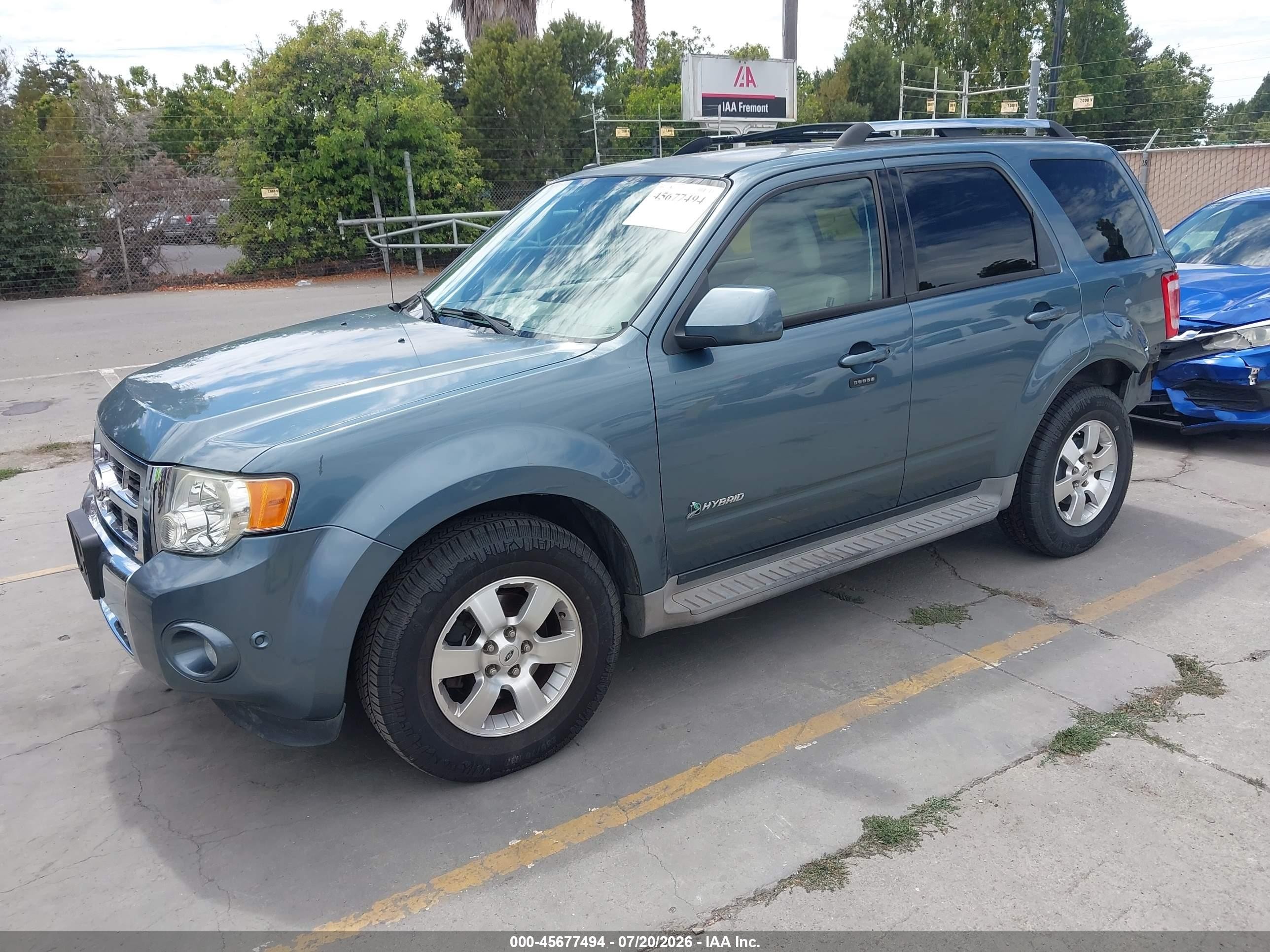2010 Ford Escape Hybrid Limited Зеленый vin: 1FMCU4K38AKB32134
