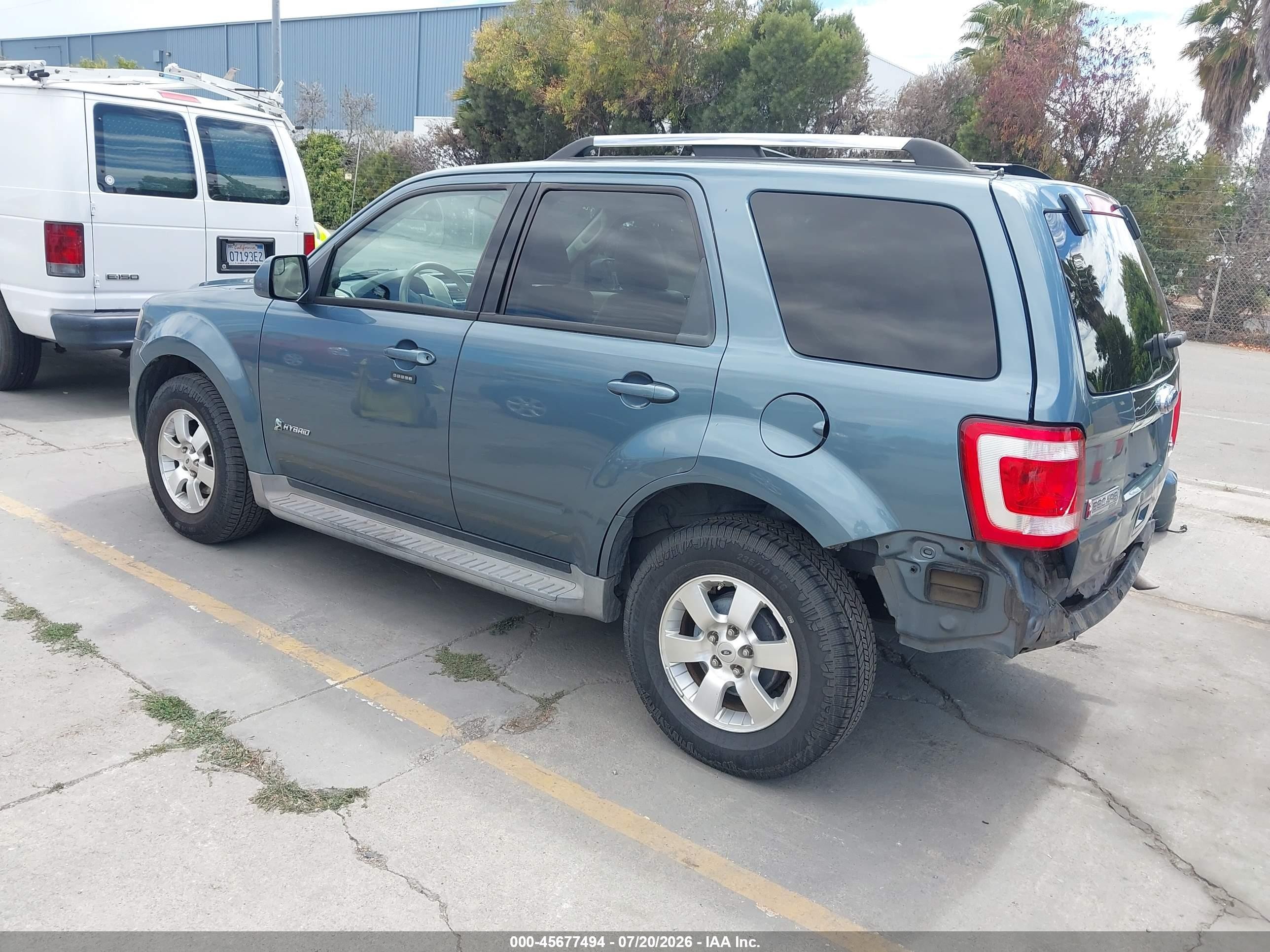 2010 Ford Escape Hybrid Limited Зеленый vin: 1FMCU4K38AKB32134