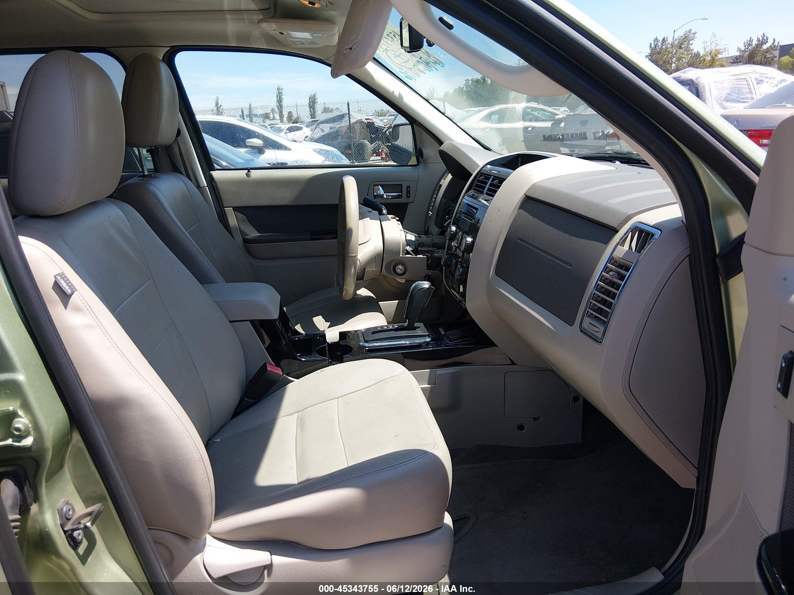 2010 Ford Escape Hybrid Limited Зеленый vin: 1FMCU4K38AKC77240