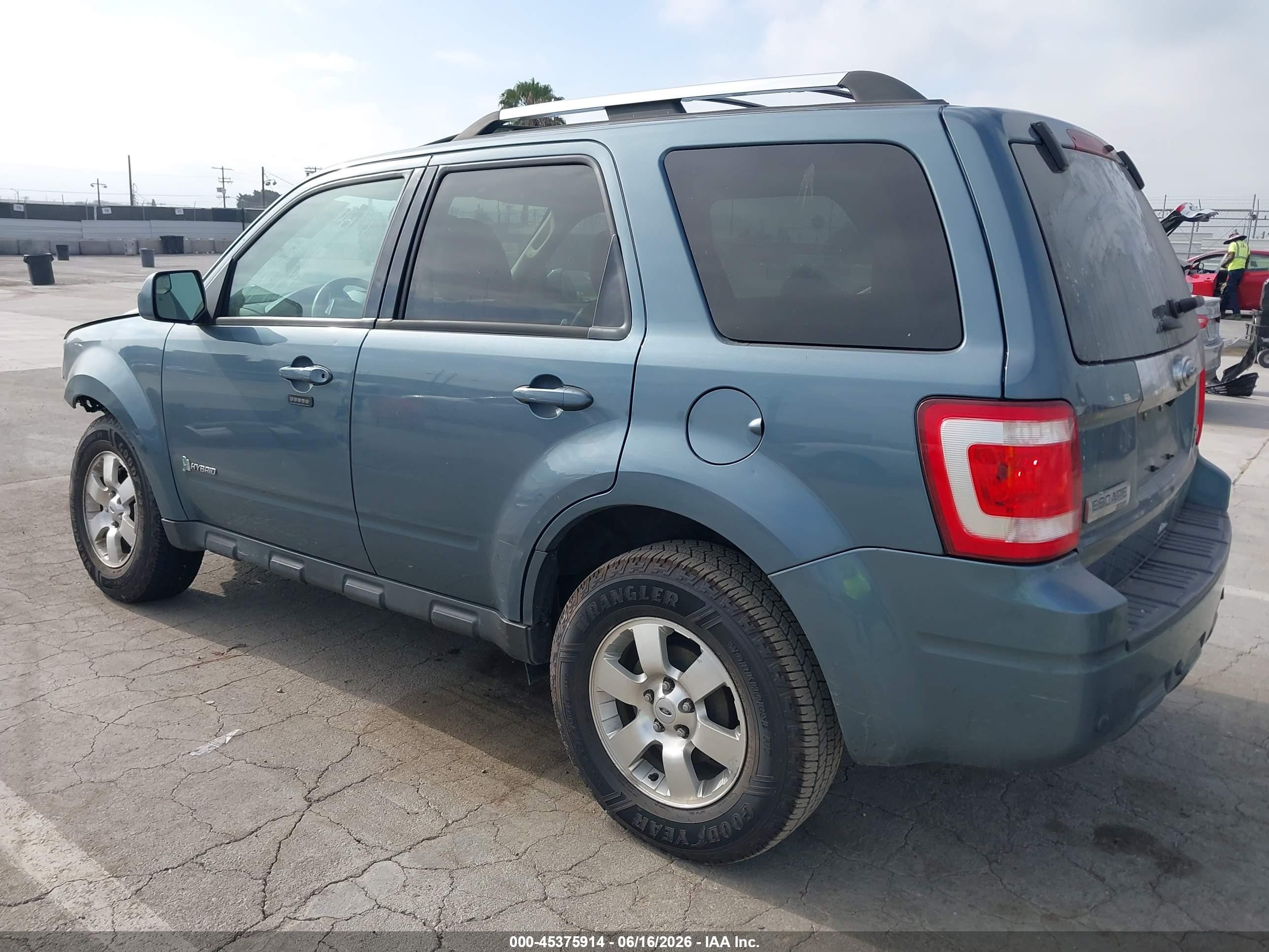 2011 Ford Escape Hybrid Limited Blue vin: 1FMCU4K38BKB90634