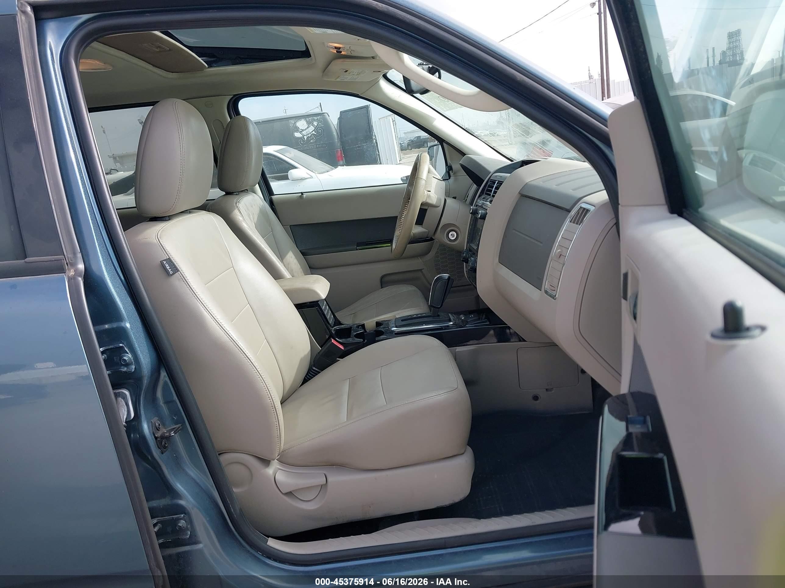 2011 Ford Escape Hybrid Limited Blue vin: 1FMCU4K38BKB90634