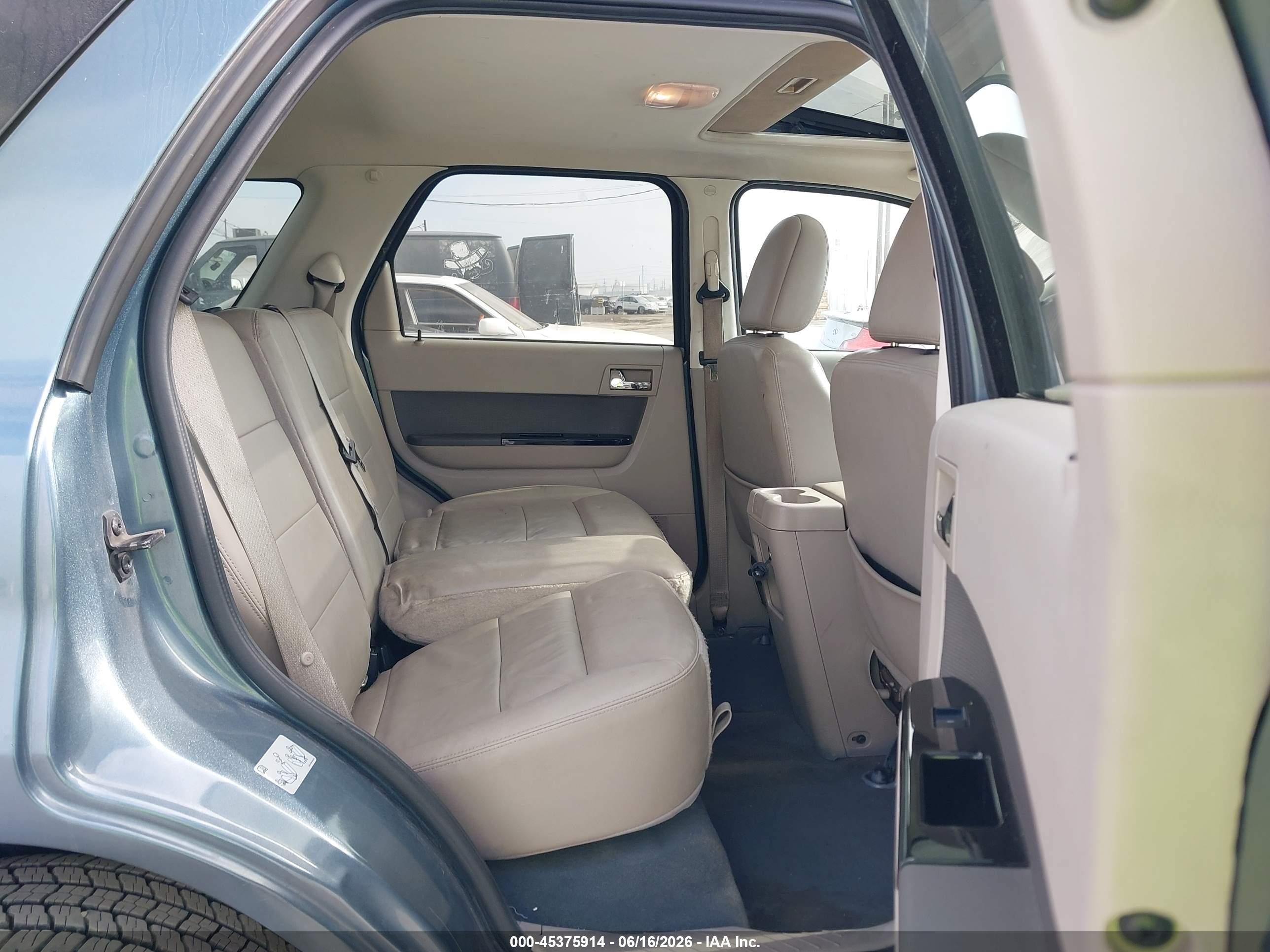 2011 Ford Escape Hybrid Limited Blue vin: 1FMCU4K38BKB90634