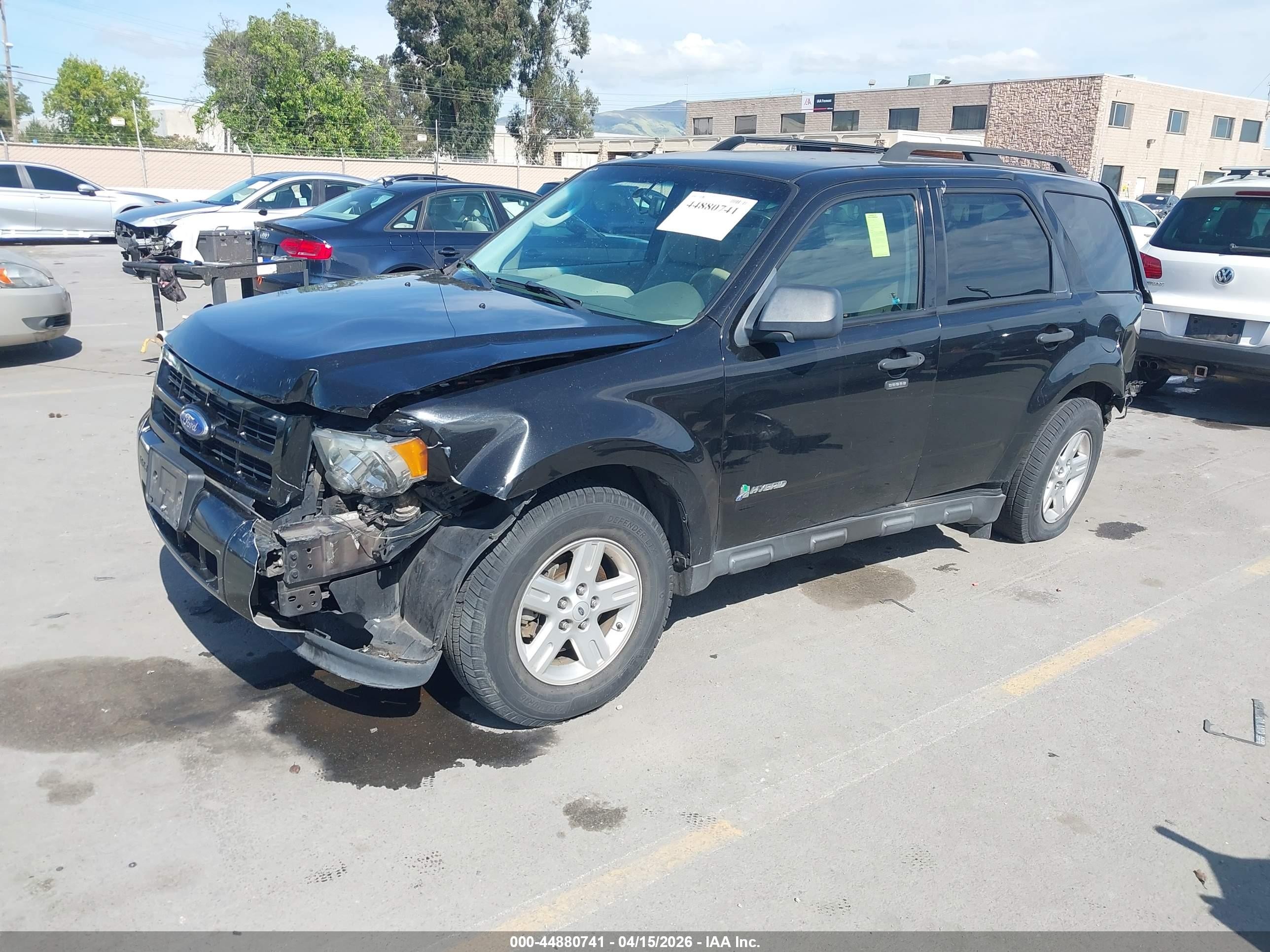 2011 Ford Escape Hybrid   Black vin: 1FMCU4K38BKC06136