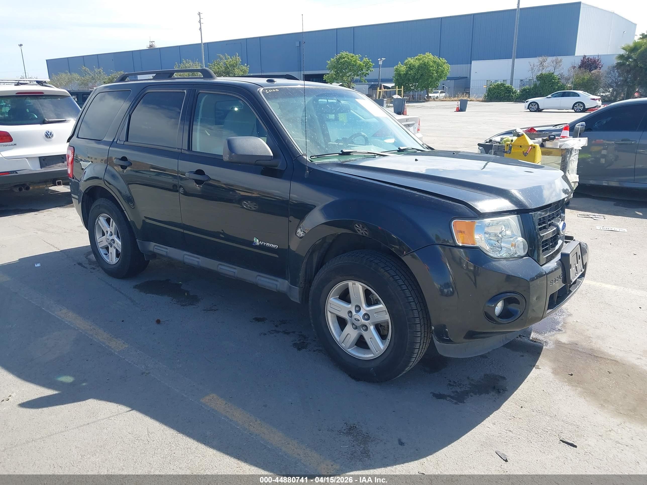 2011 Ford Escape Hybrid   Black vin: 1FMCU4K38BKC06136