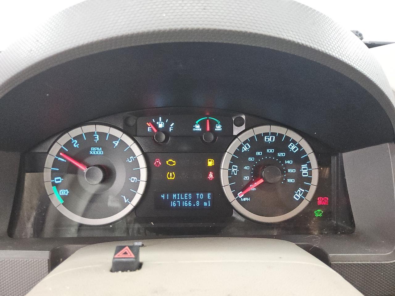 2010 Ford Escape Hybrid White vin: 1FMCU4K39AKC23915 Damage: Warning Light - Engine, On, Unacceptable