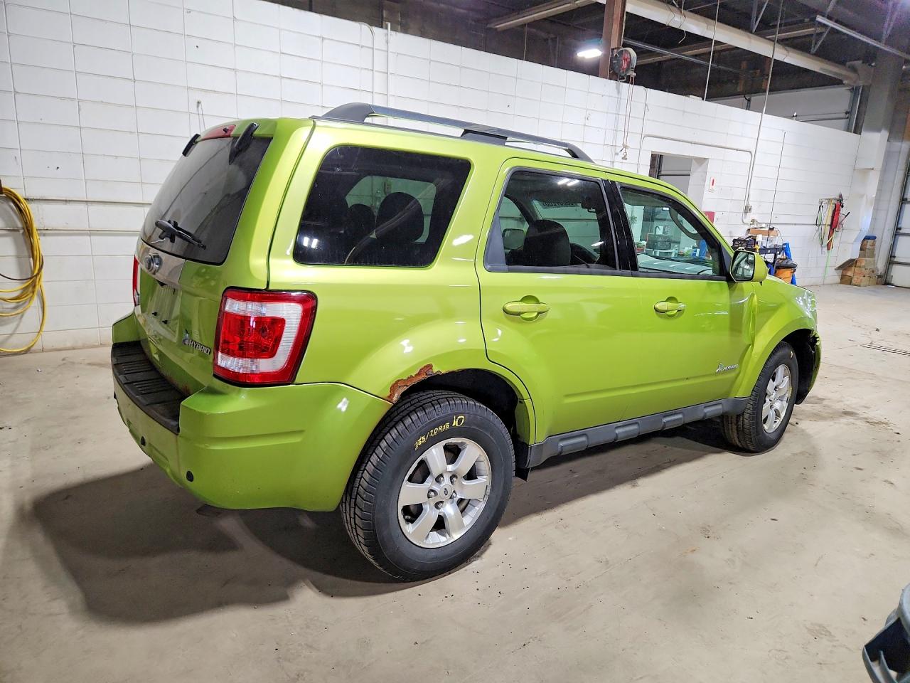 2011 Ford Escape Hybrid Зеленый vin: 1FMCU4K39BKA14076