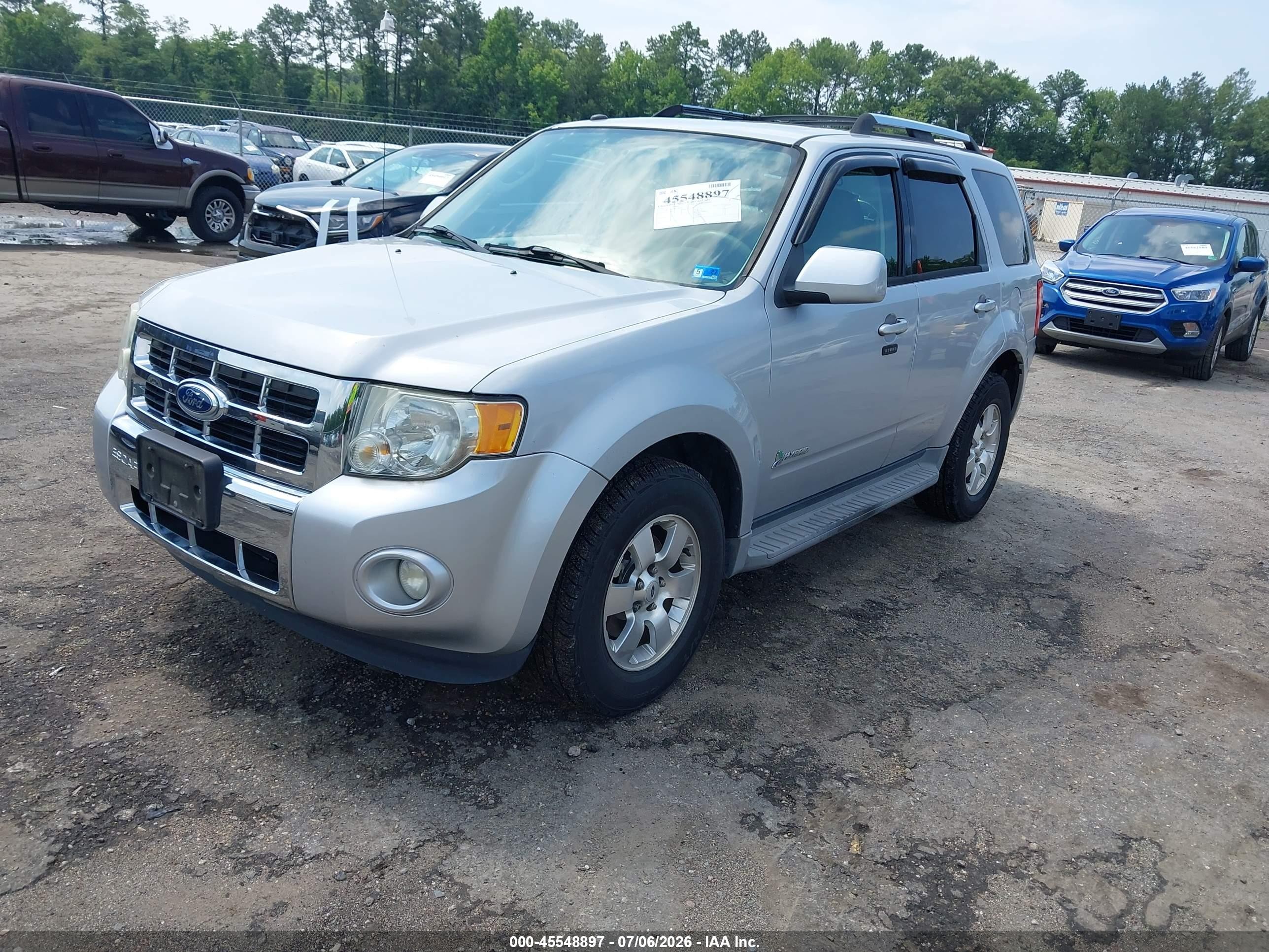 2011 Ford Escape Hybrid Limited Silver vin: 1FMCU4K3XBKC48744