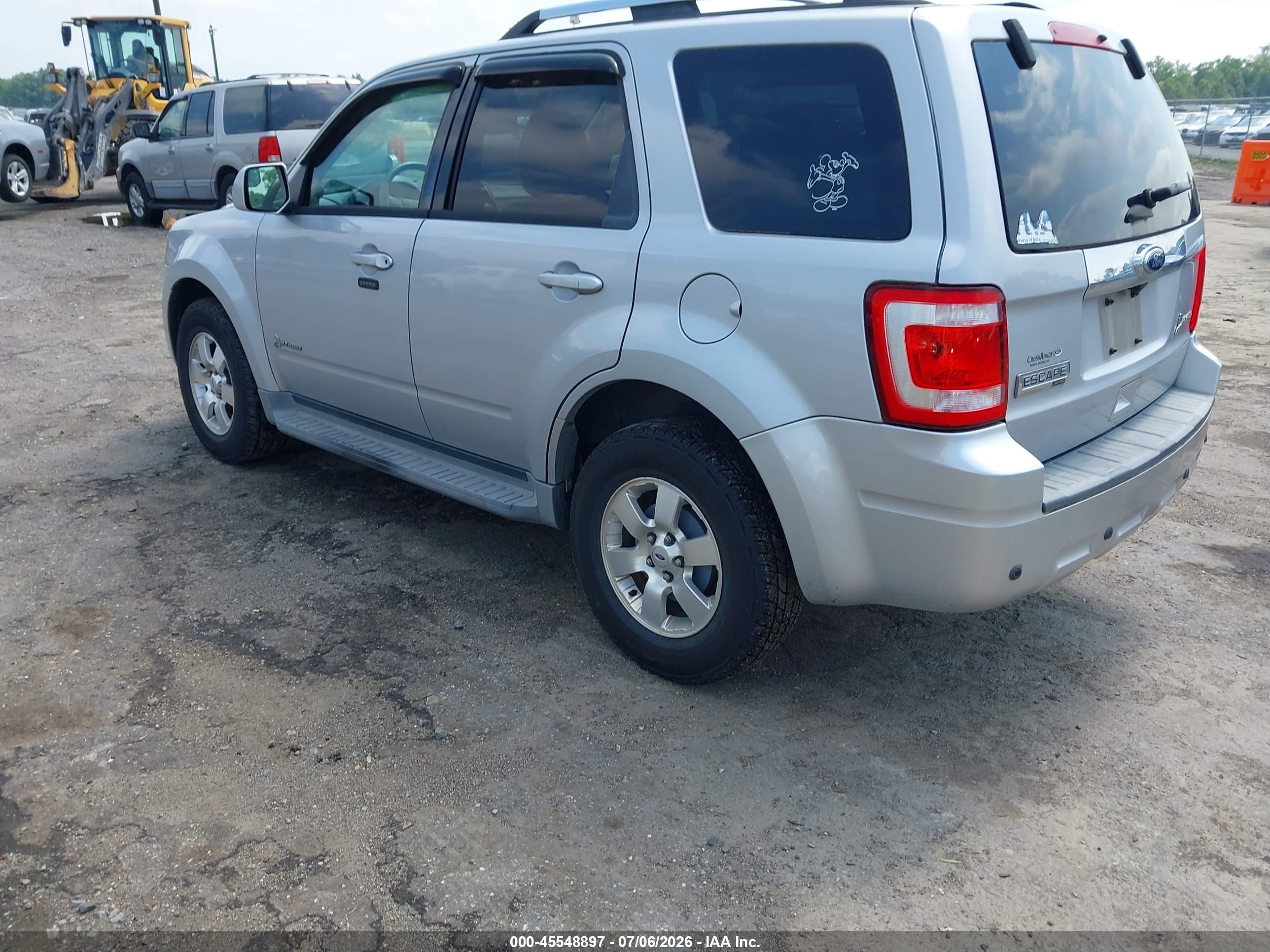2011 Ford Escape Hybrid Limited Silver vin: 1FMCU4K3XBKC48744