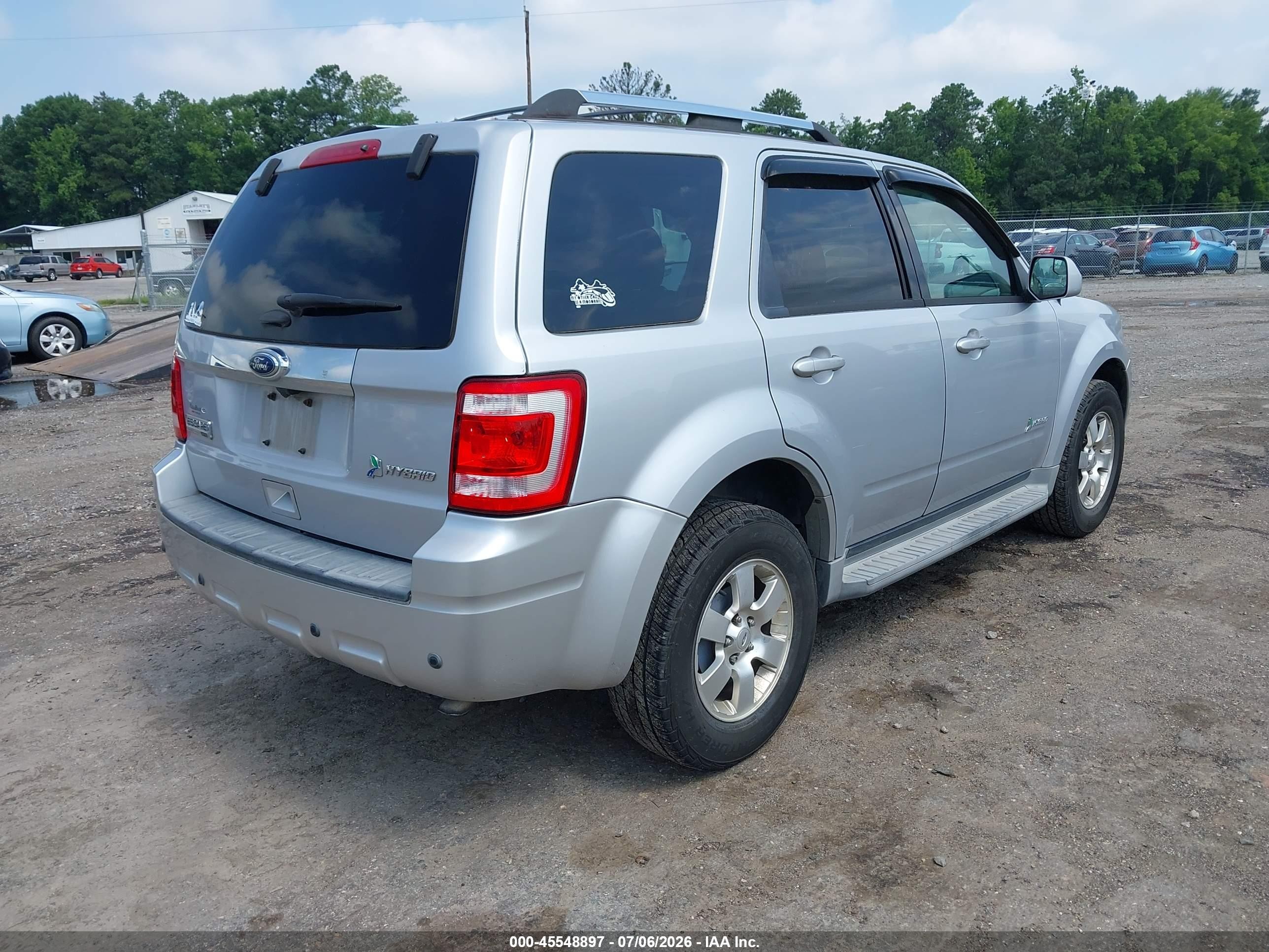 2011 Ford Escape Hybrid Limited Silver vin: 1FMCU4K3XBKC48744