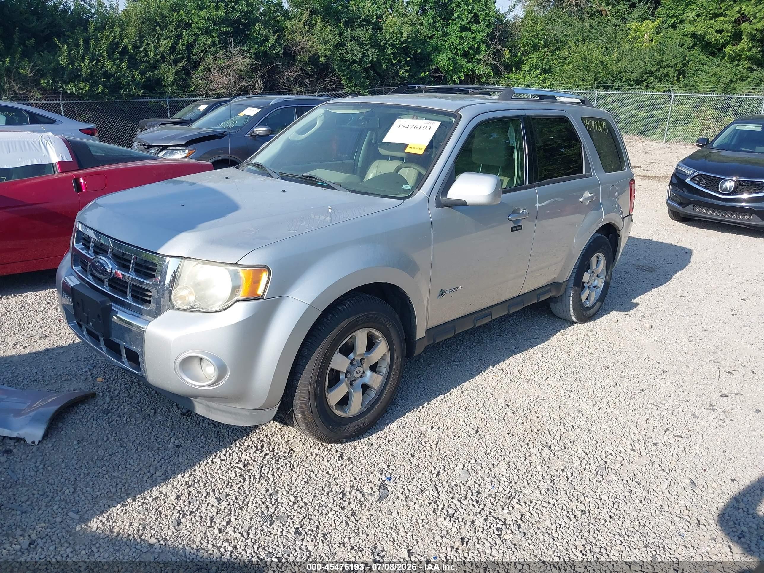 2009 Ford Escape Hybrid Limited Gray vin: 1FMCU59309KA06860