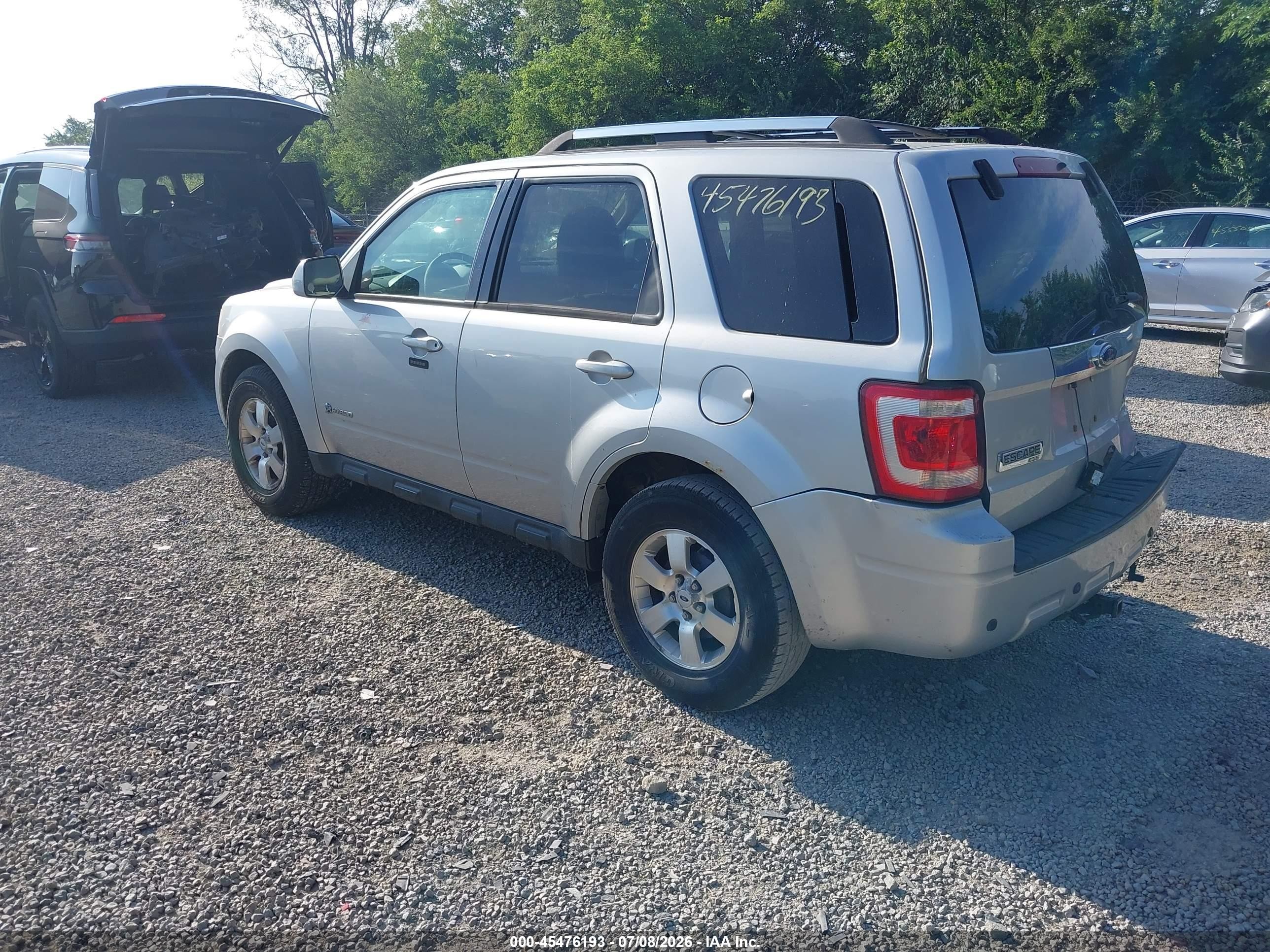 2009 Ford Escape Hybrid Limited Gray vin: 1FMCU59309KA06860
