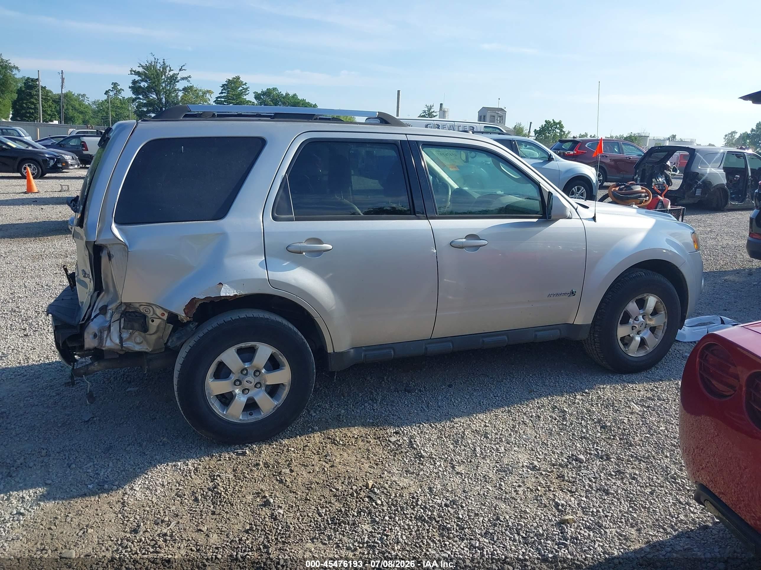 2009 Ford Escape Hybrid Limited Gray vin: 1FMCU59309KA06860