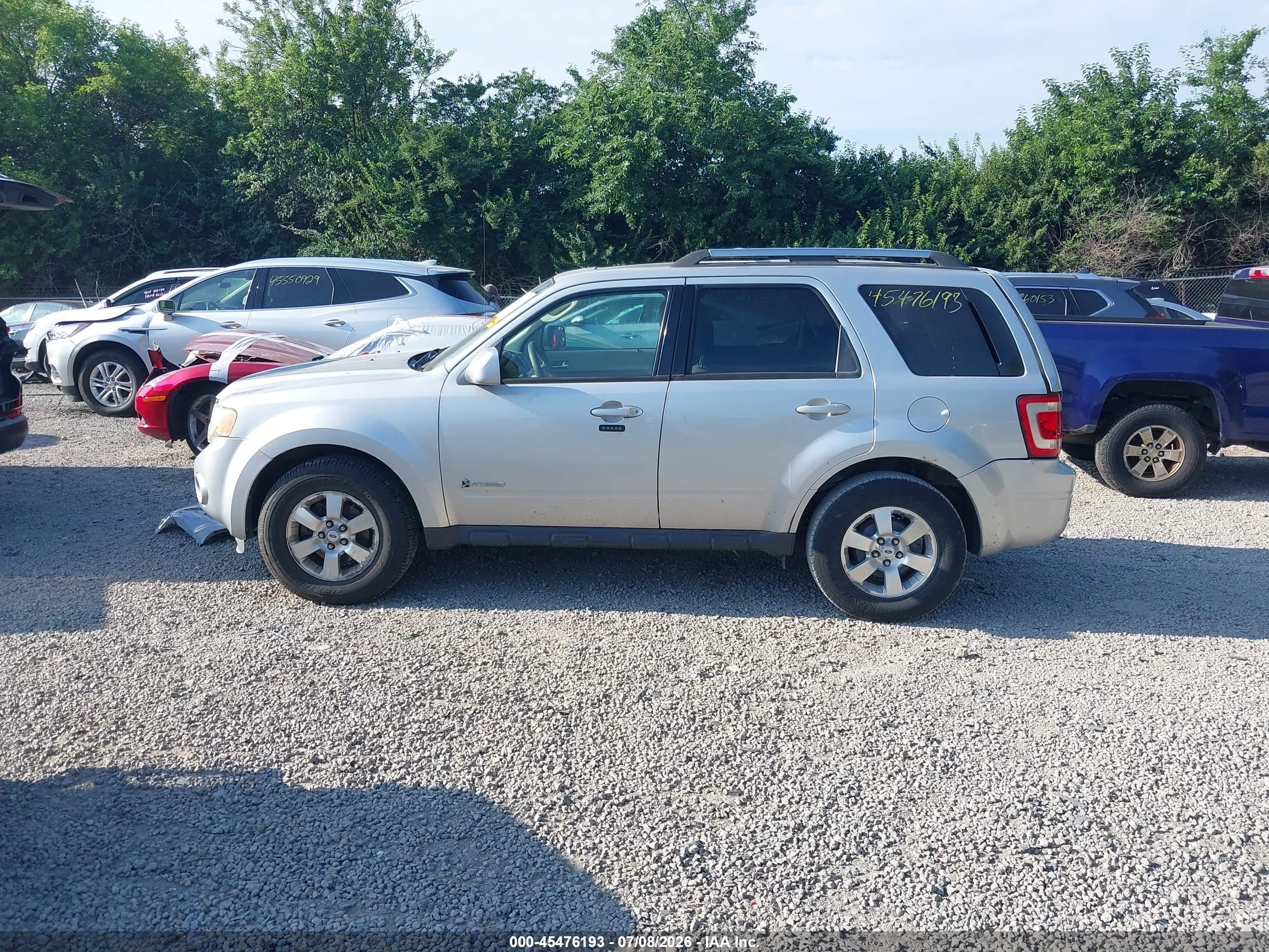 2009 Ford Escape Hybrid Limited Gray vin: 1FMCU59309KA06860