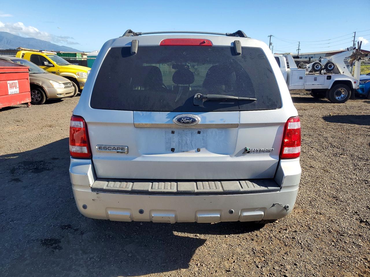 2009 Ford Escape Hybrid Silver vin: 1FMCU59319KB71266