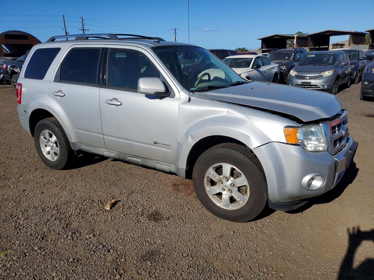 2009 Ford Escape Hybrid Silver vin: 1FMCU59319KB71266
