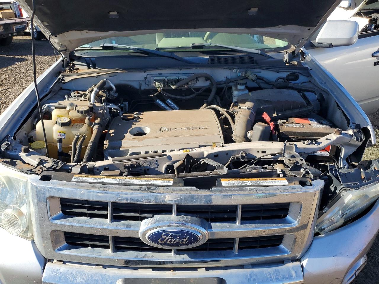 2009 Ford Escape Hybrid Silver vin: 1FMCU59319KB71266