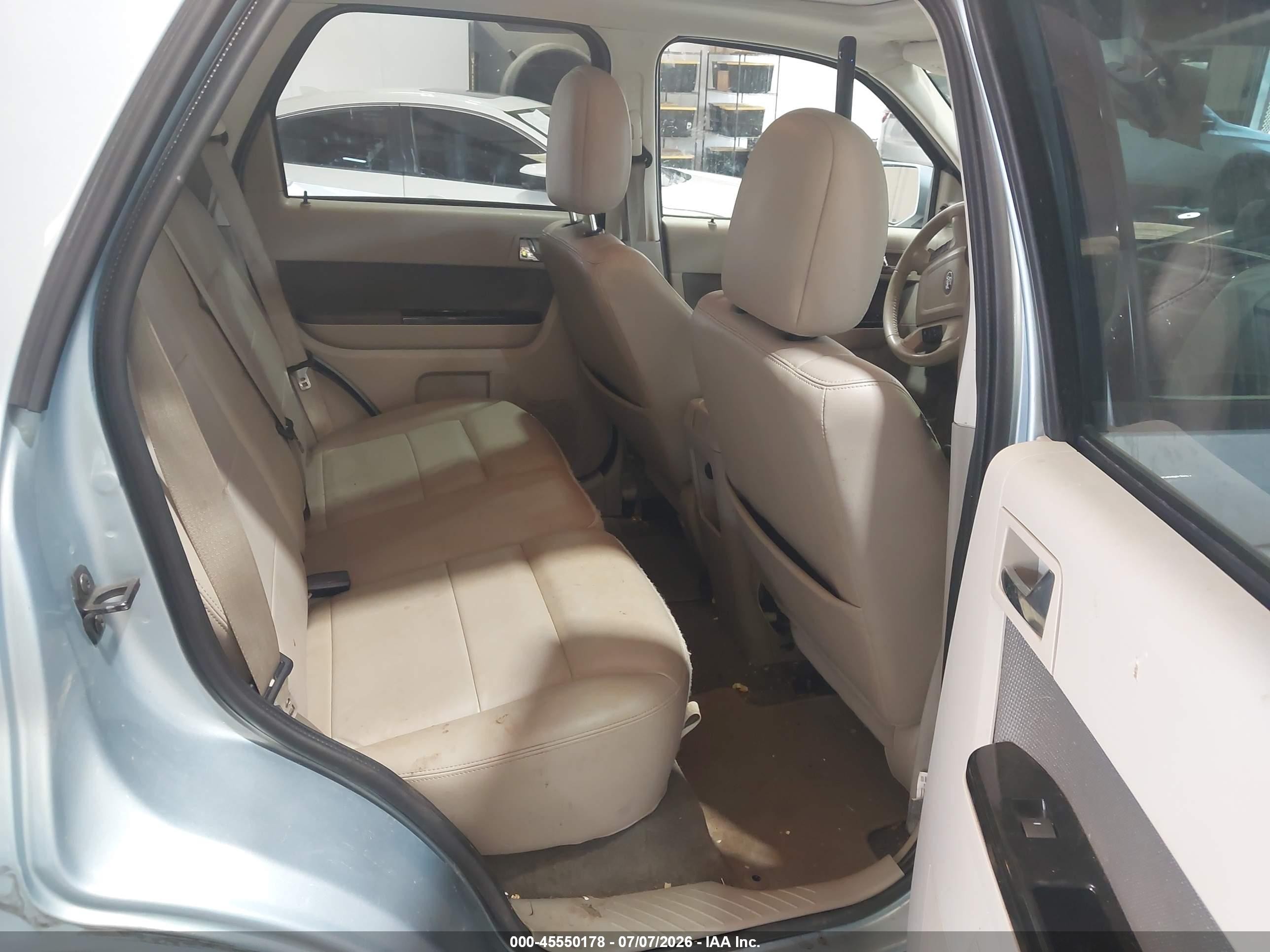 2009 Ford Escape Hybrid Limited Синий vin: 1FMCU59339KA24902