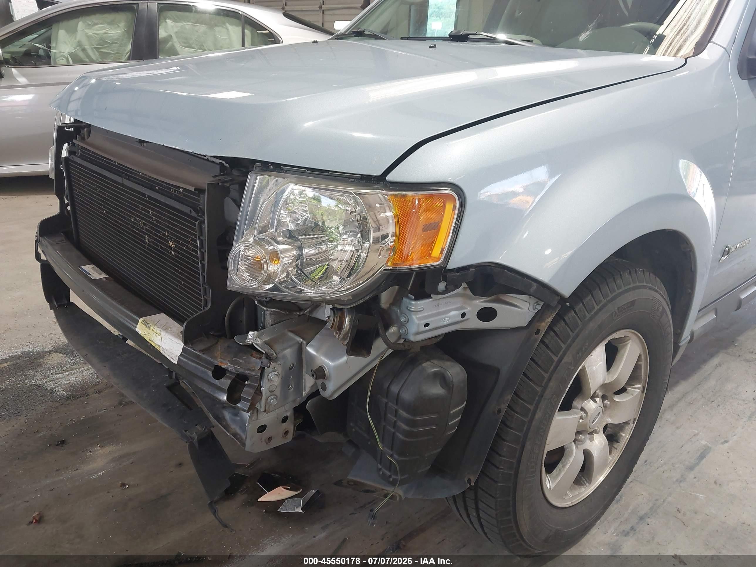 2009 Ford Escape Hybrid Limited Синий vin: 1FMCU59339KA24902