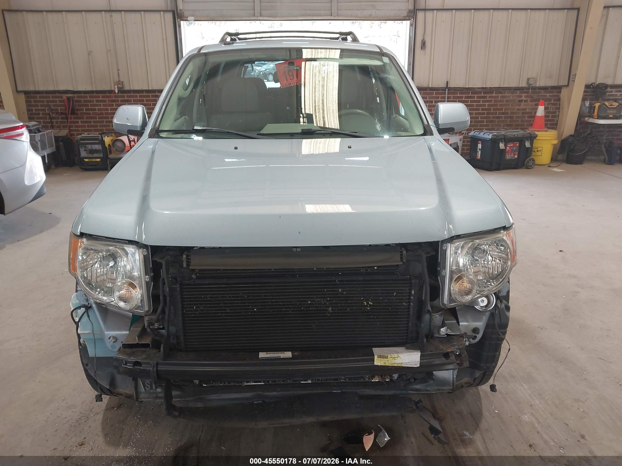 2009 Ford Escape Hybrid Limited Синий vin: 1FMCU59339KA24902